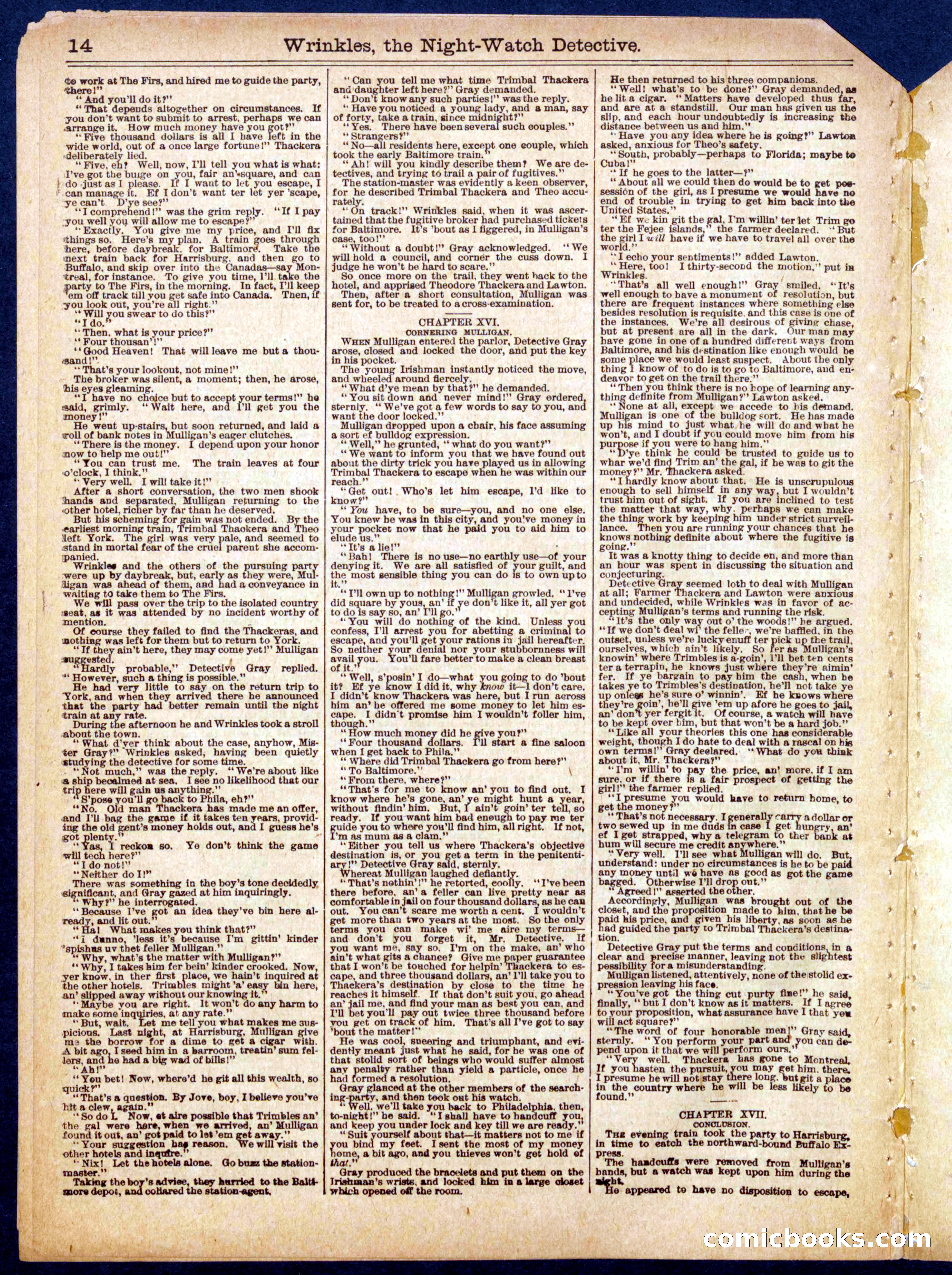 Beadle's Half Dime Library No. 400 — page 14 of 16