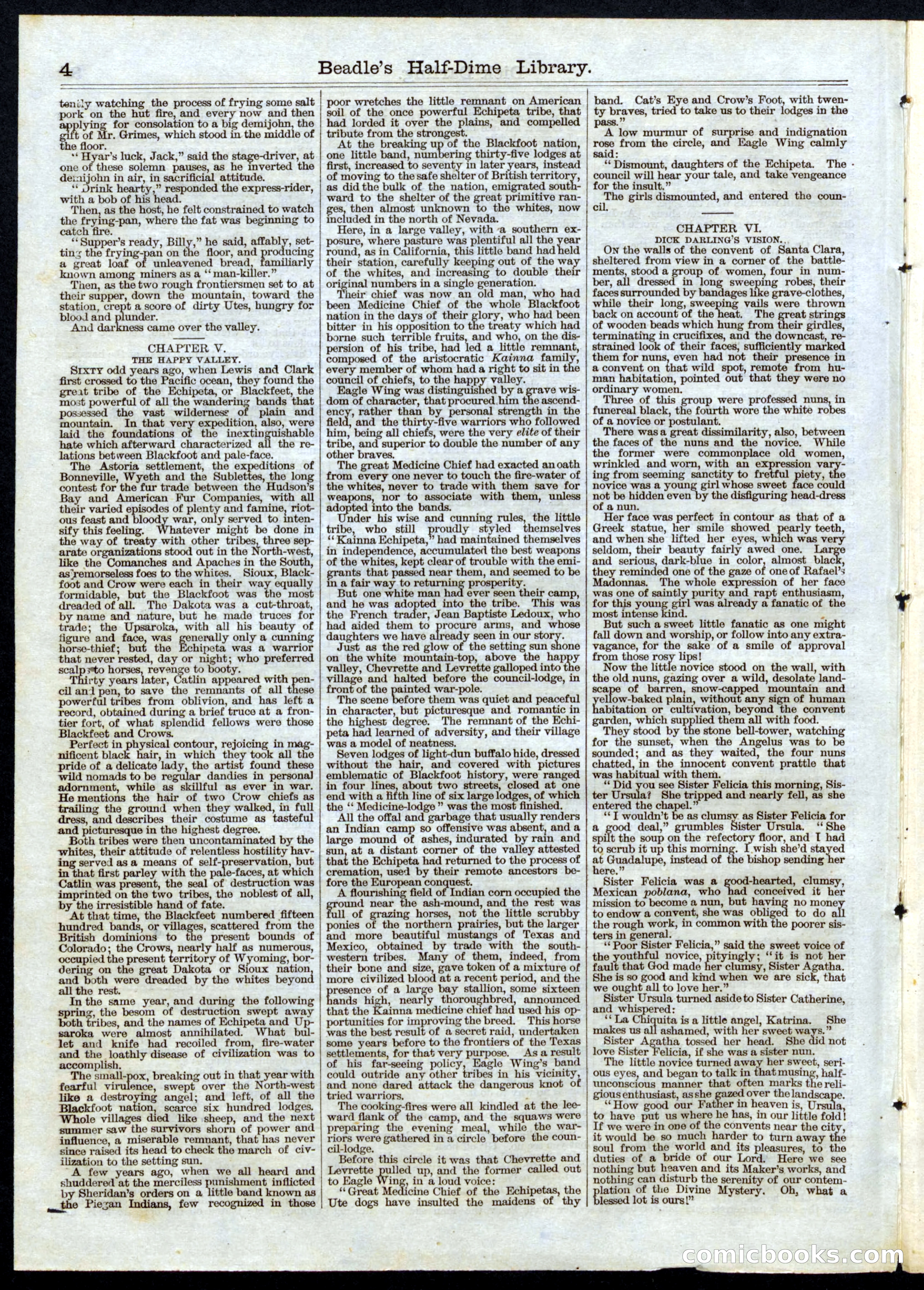 Beadle's Half Dime Library, No. 48 — page 4 of 16