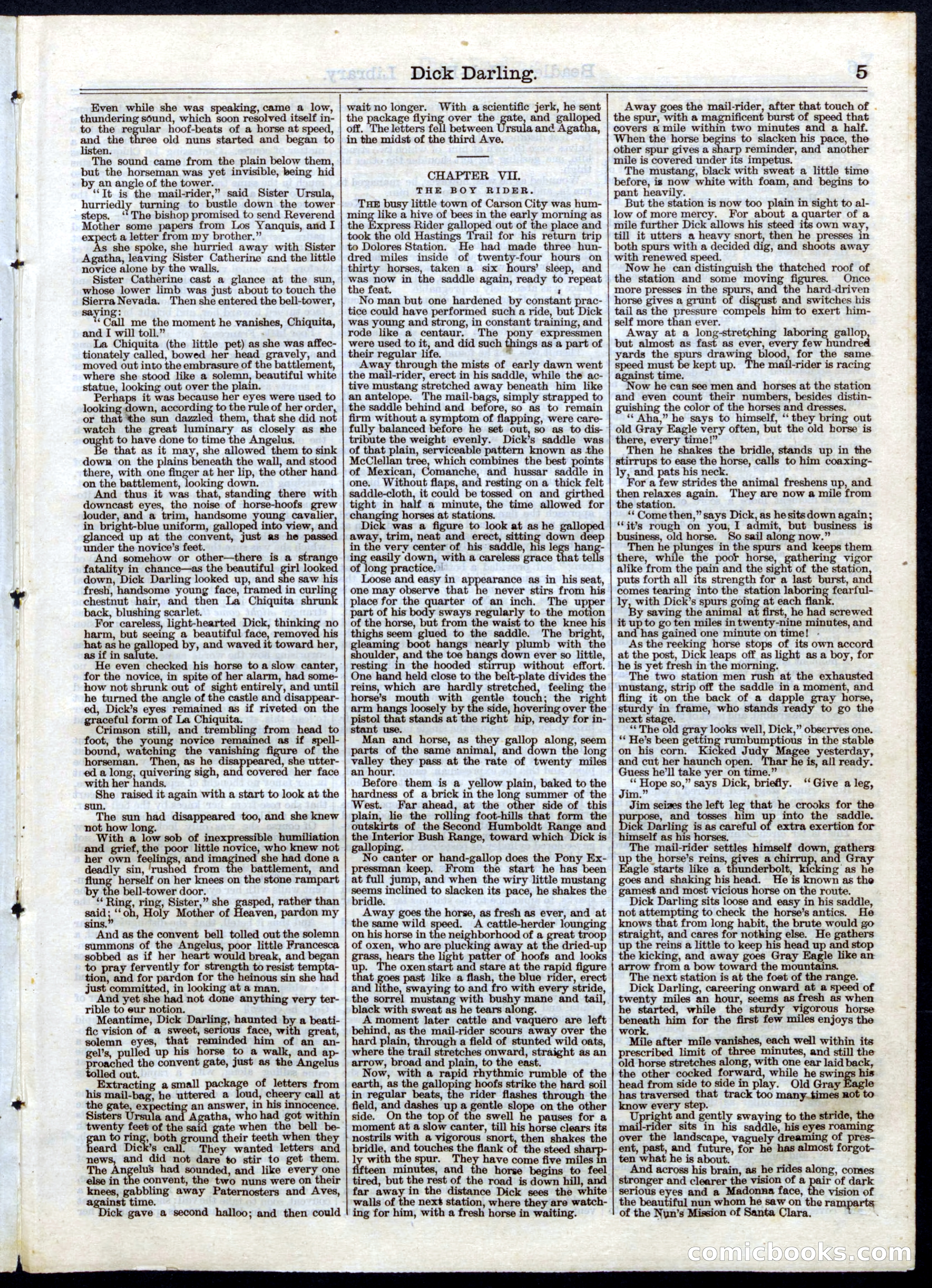 Beadle's Half Dime Library, No. 48 — page 5 of 16