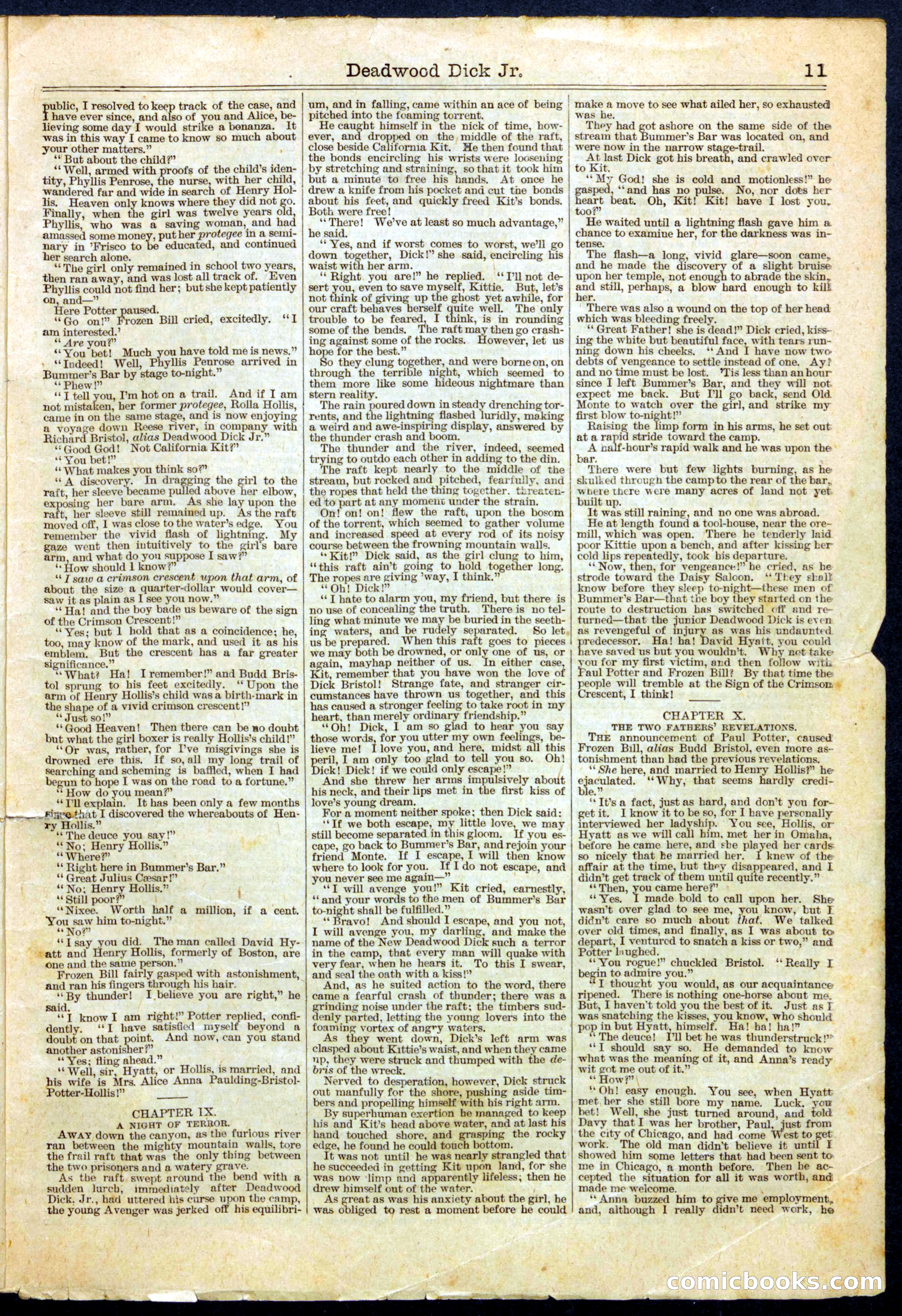 Beadle's Half Dime Library No. 443 — page 11 of 16