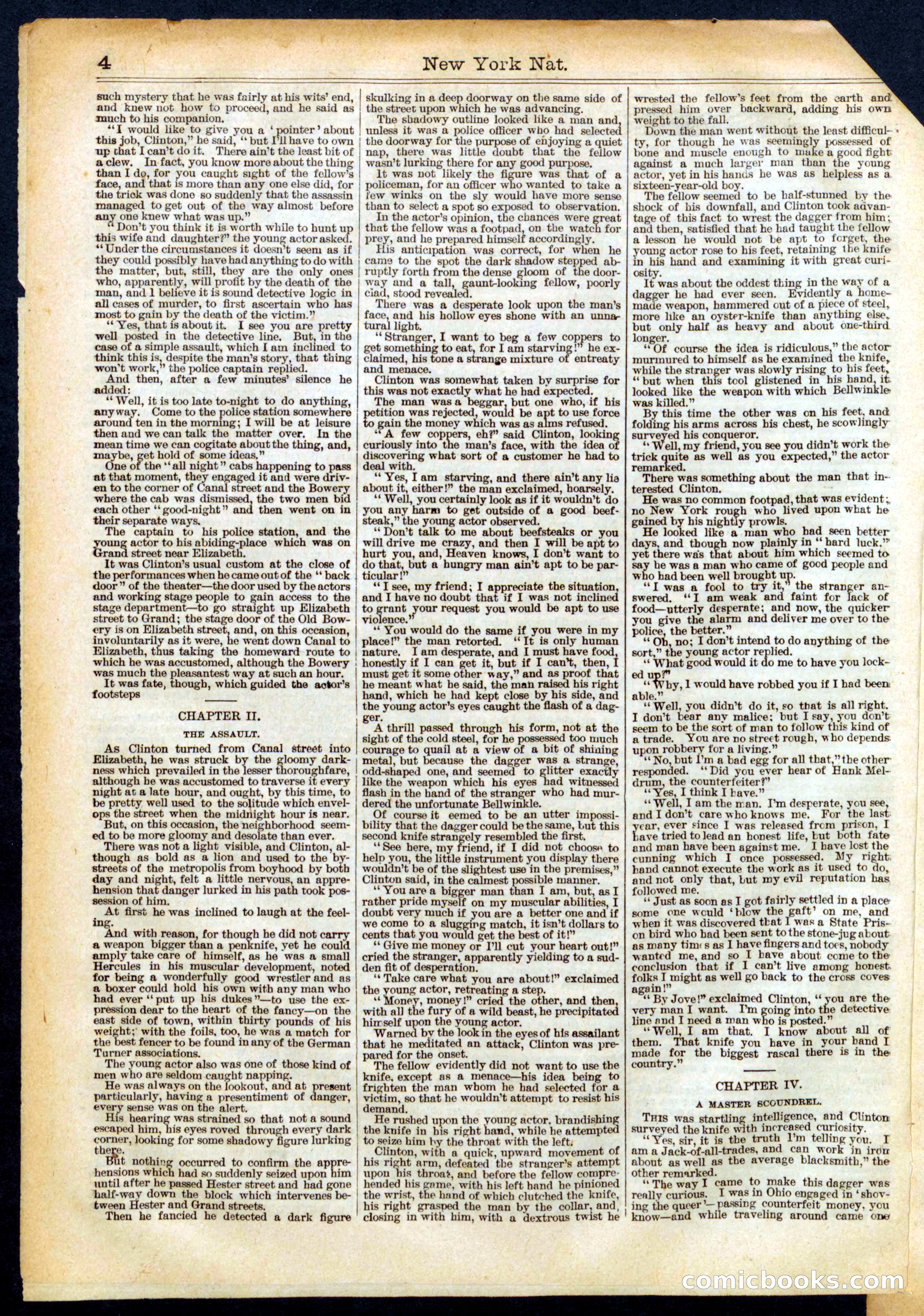 Beadle's Half Dime Library No. 447 — page 4 of 16