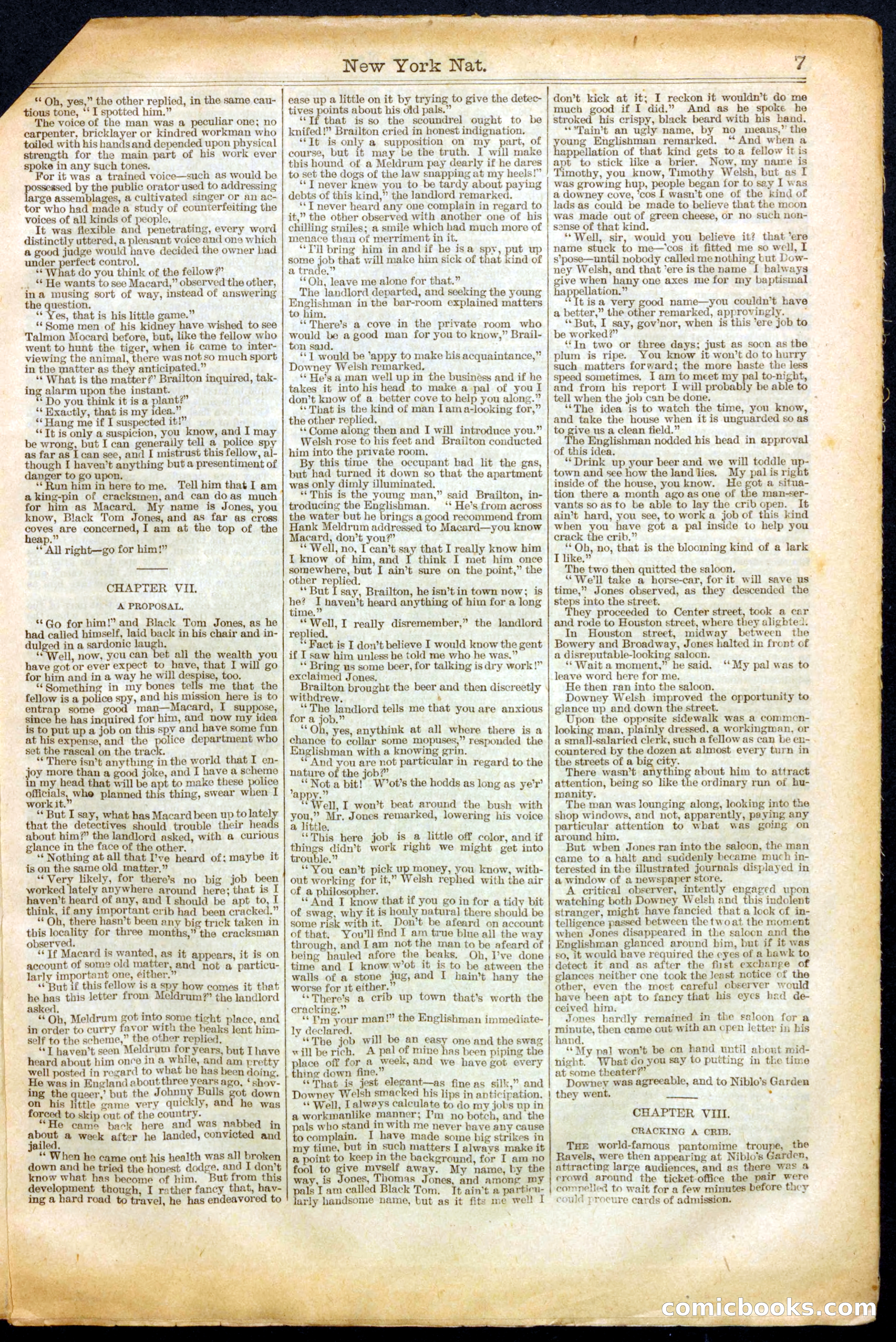Beadle's Half Dime Library No. 447 — page 7 of 16