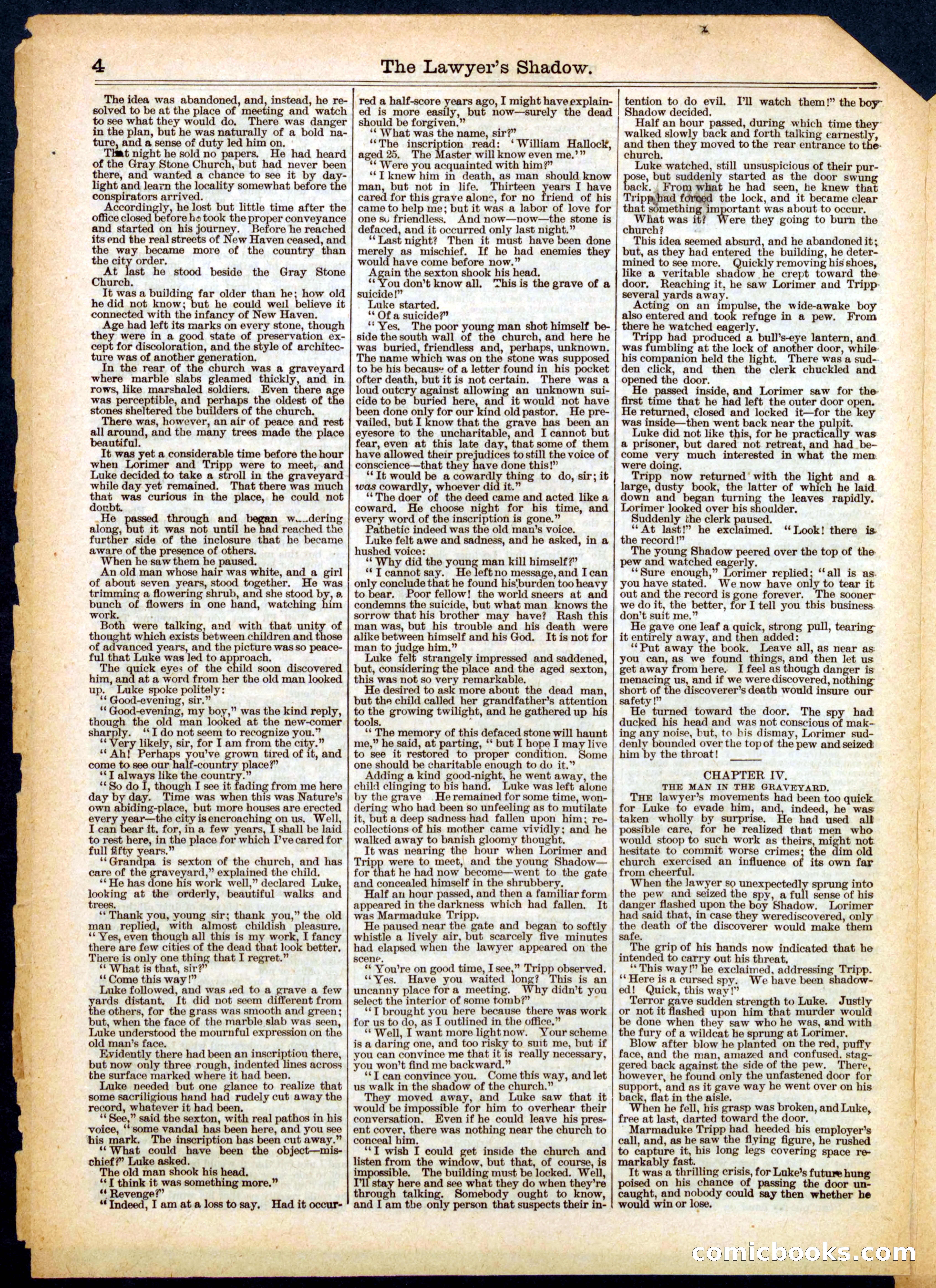 Beadle's Half Dime Library No. 460 — page 4 of 16