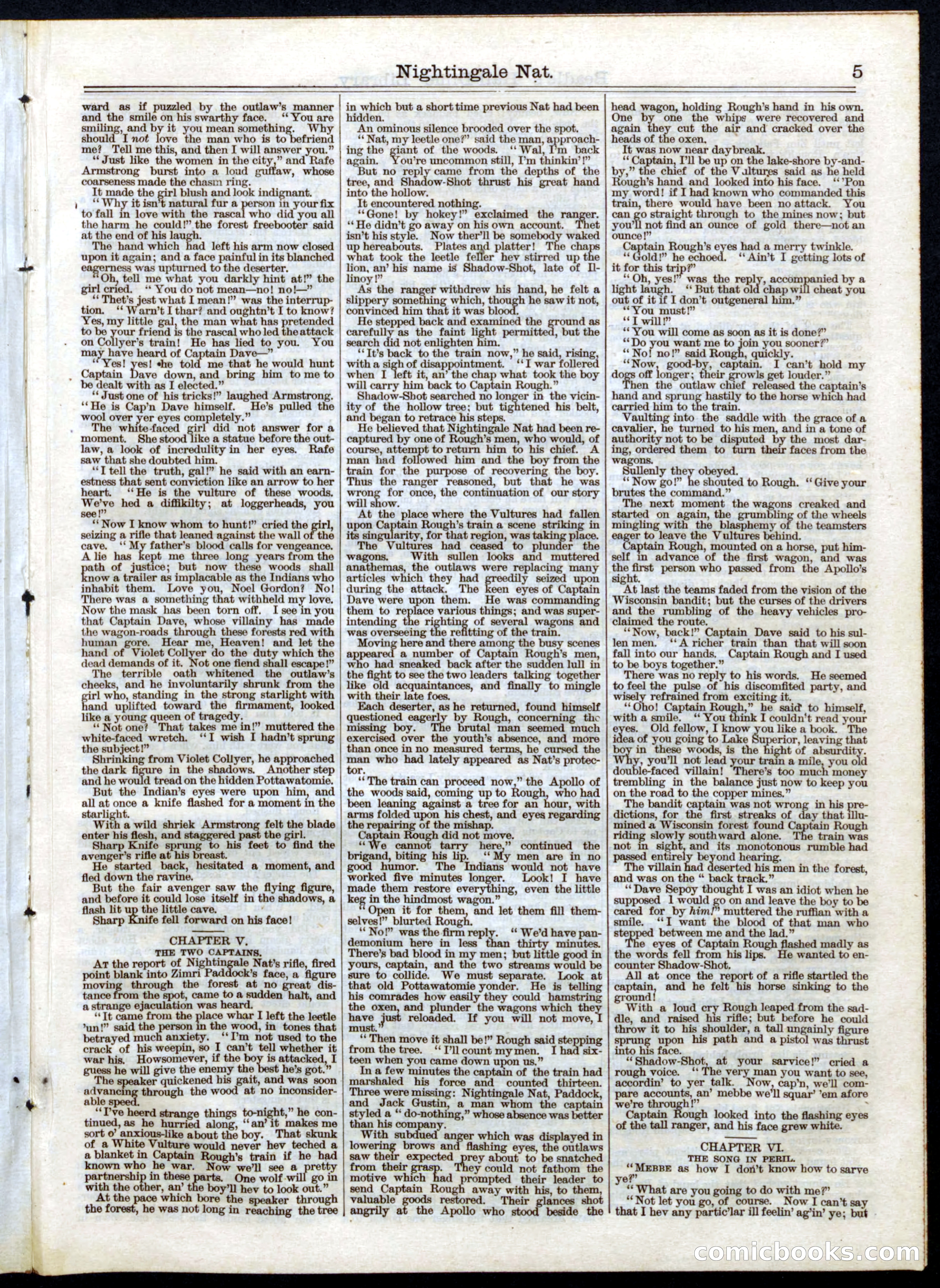 Beadle's Half Dime Library, No. 47 — page 5 of 16