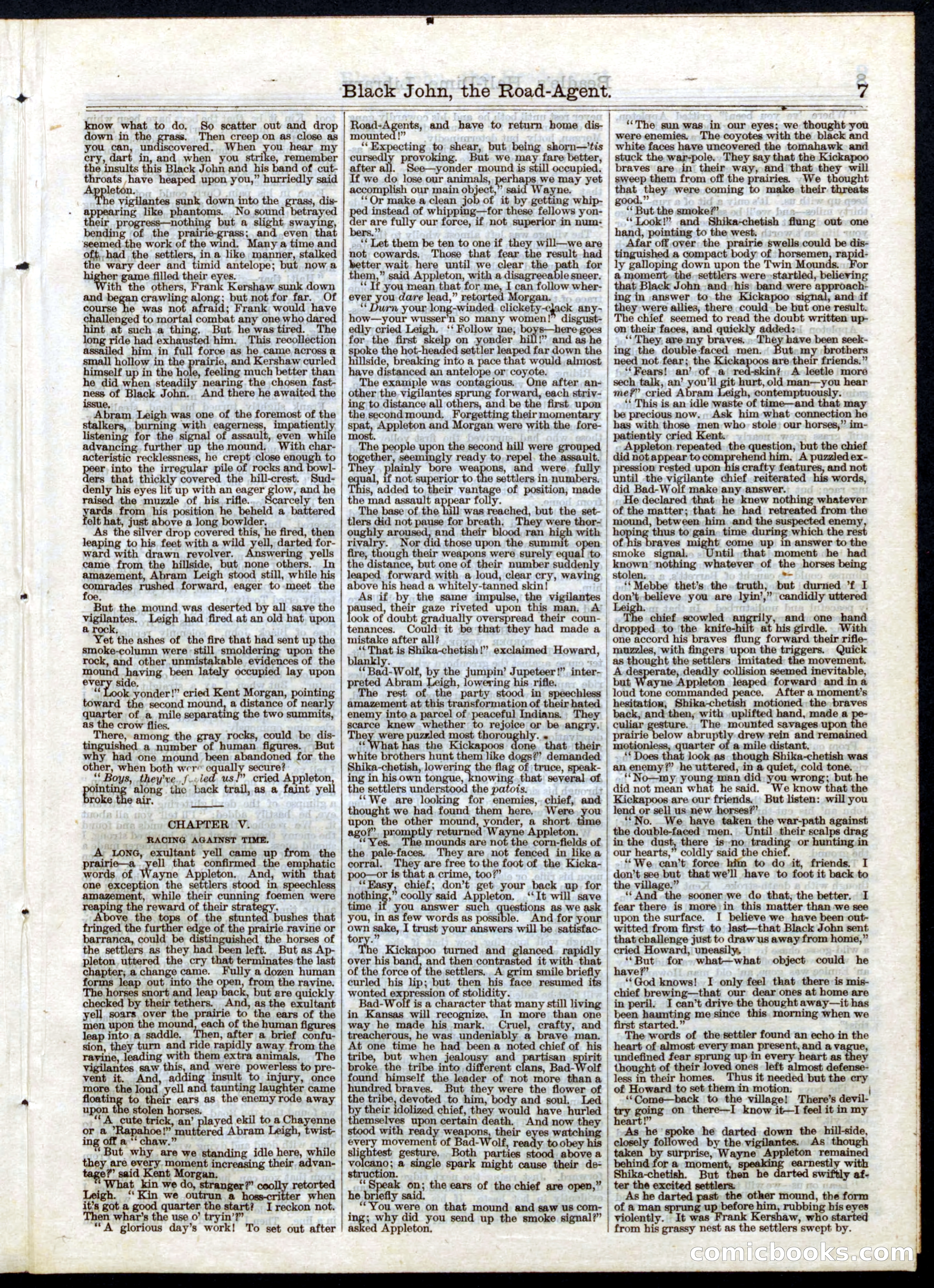 Beadle's Half Dime Library, No. 48 — page 7 of 16