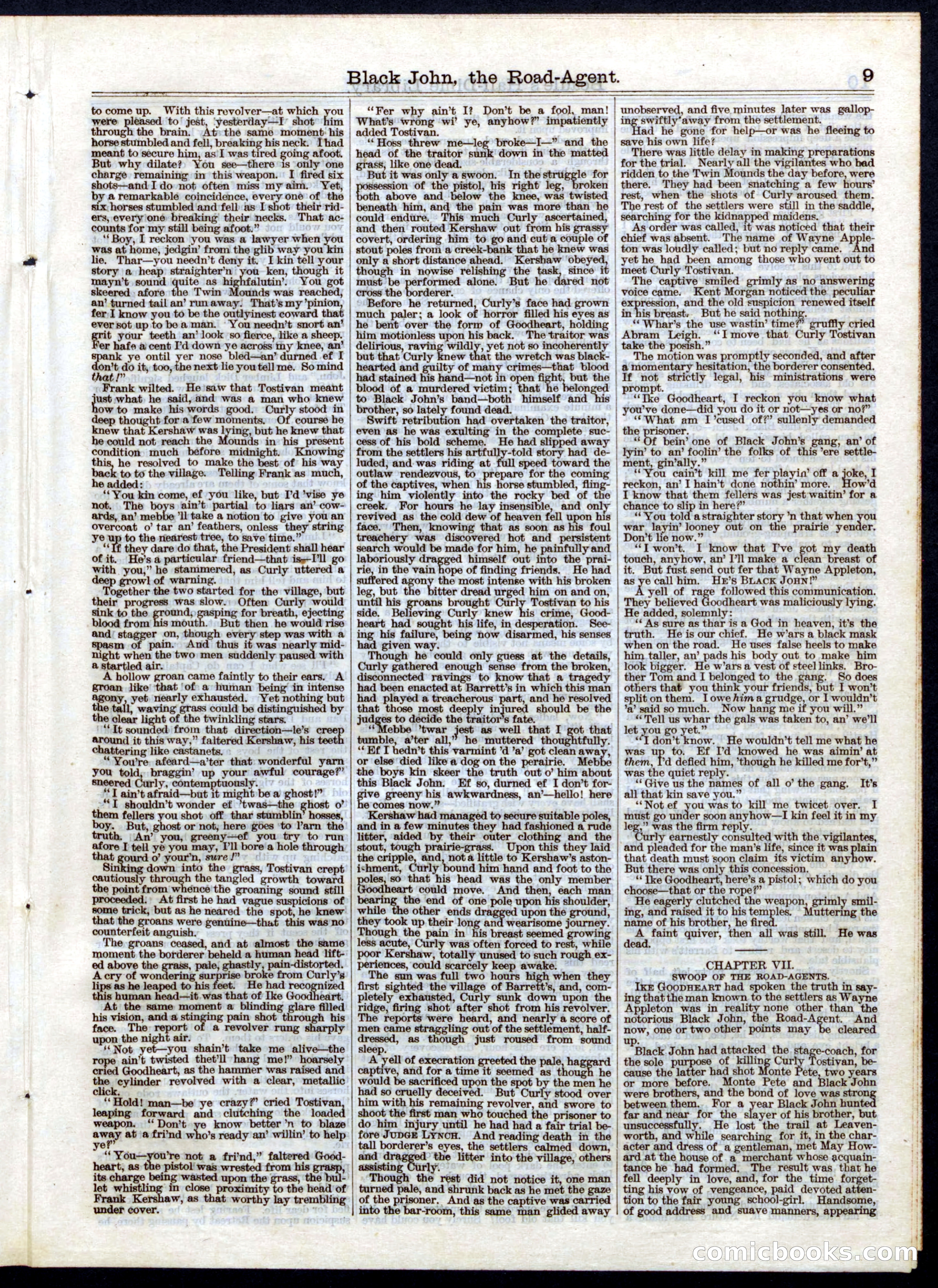 Beadle's Half Dime Library, No. 48 — page 9 of 16