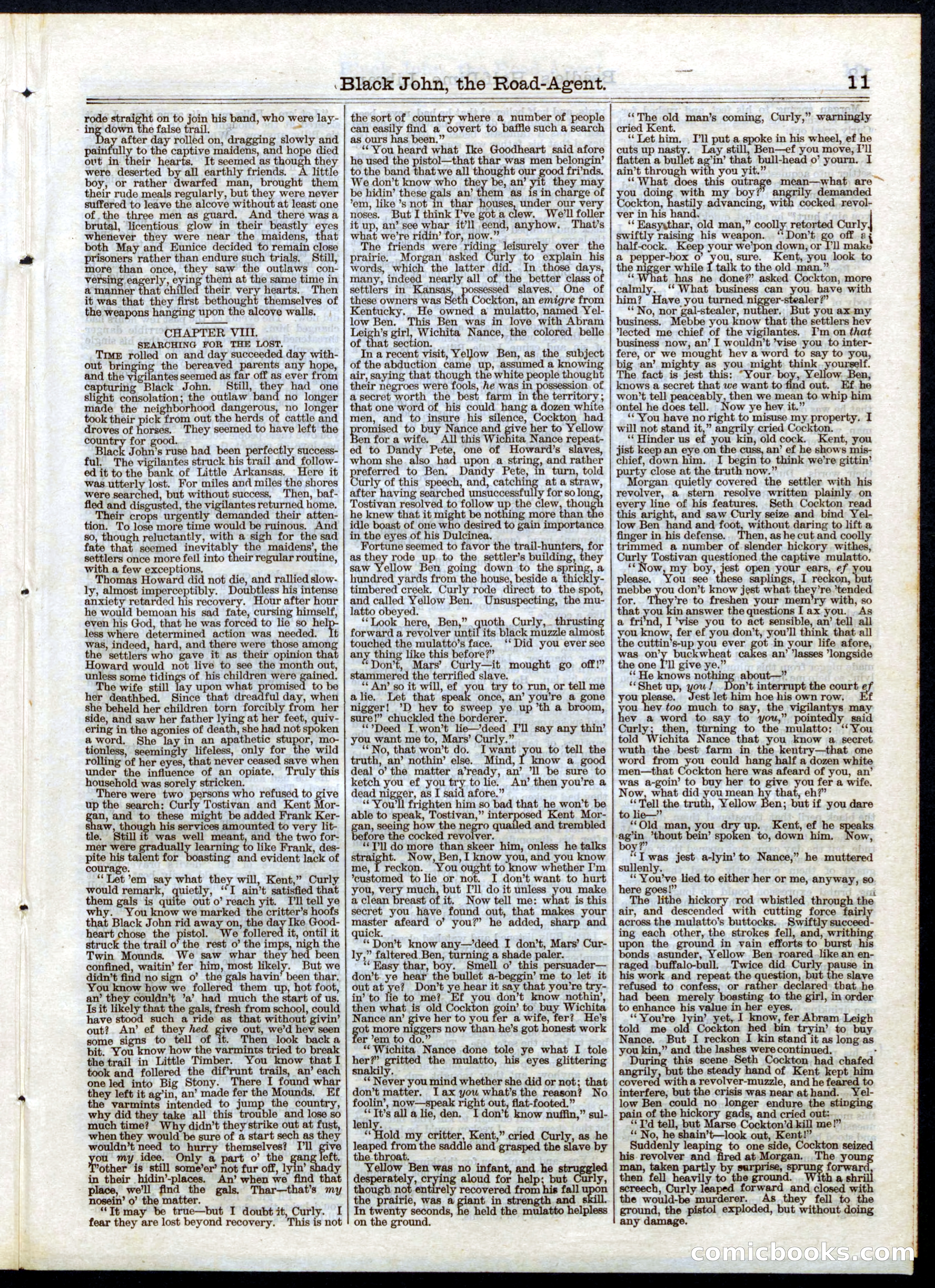 Beadle's Half Dime Library, No. 48 — page 11 of 16
