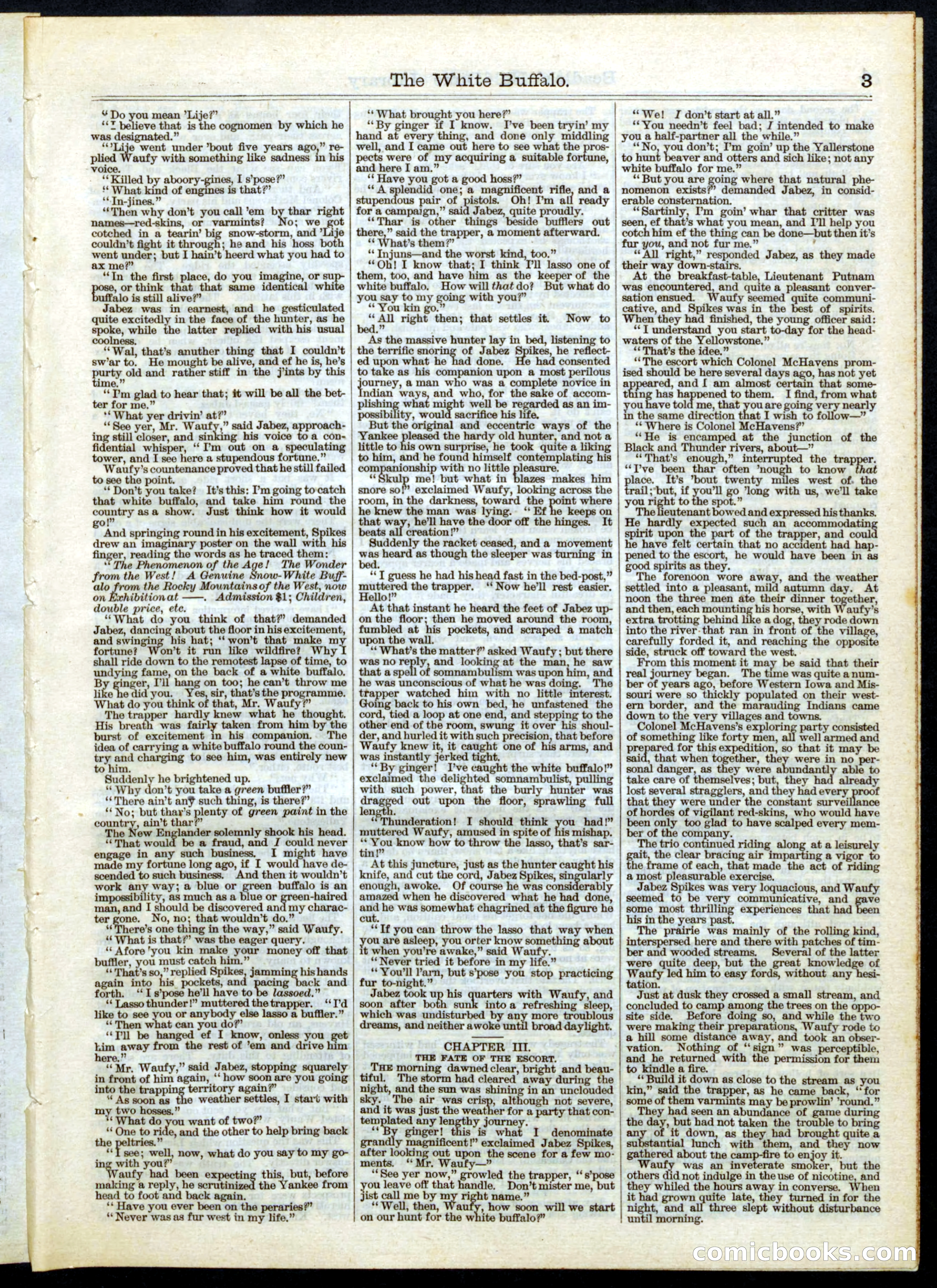 Beadle's Half Dime Library No. 52 — page 3 of 16