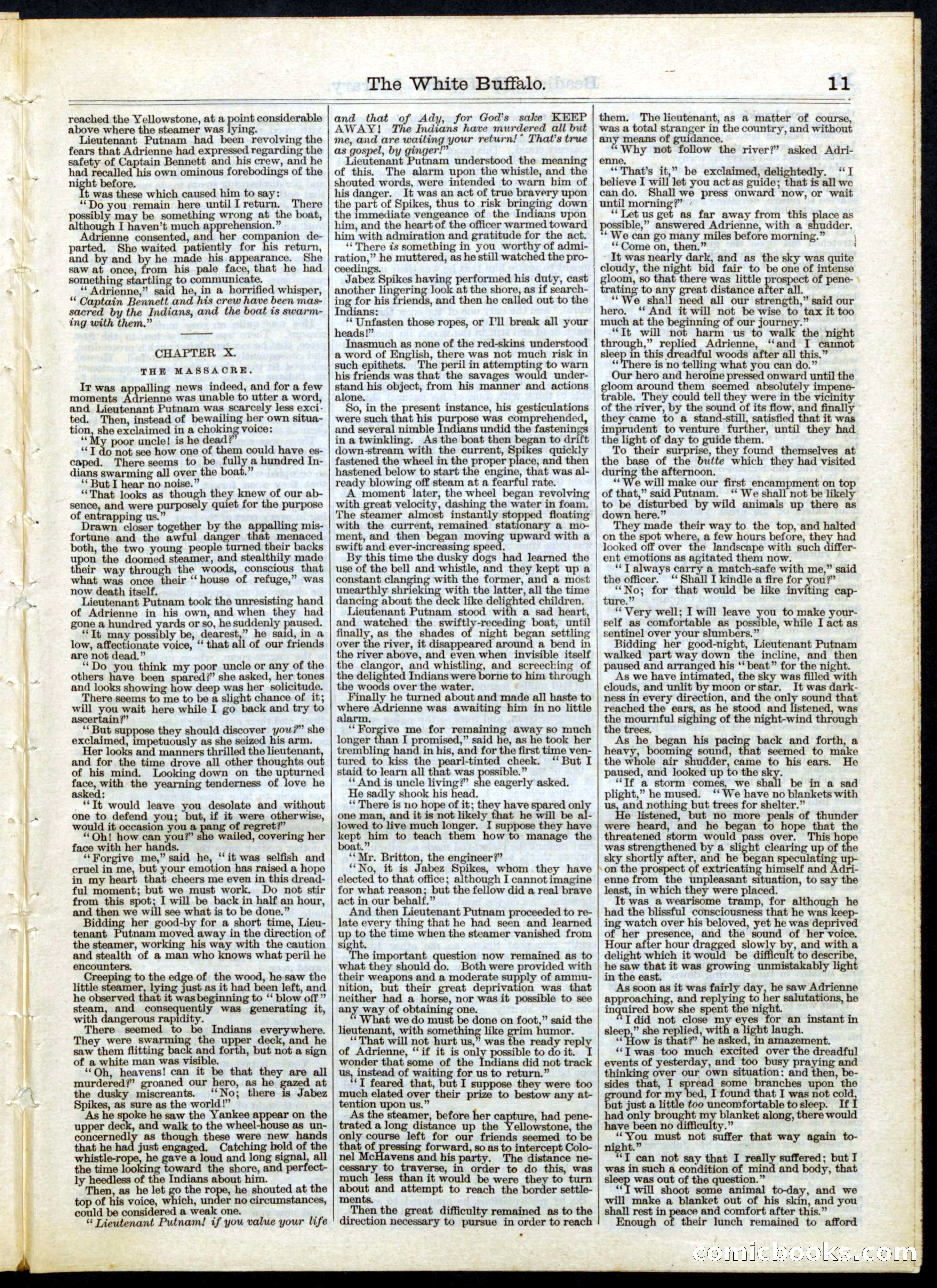 Beadle's Half Dime Library No. 52 — page 11 of 16