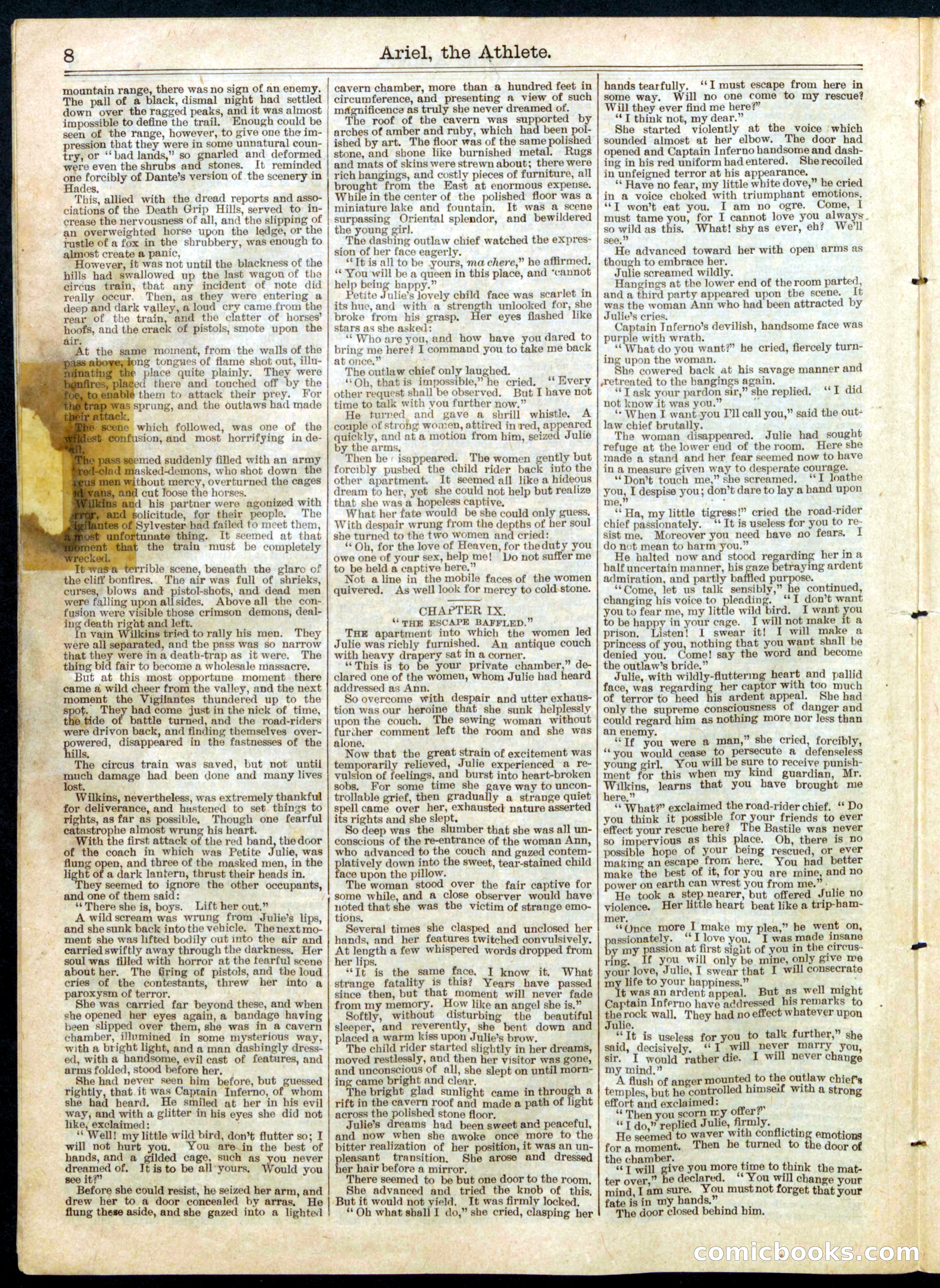 Beadle's Half Dime Library, No. 552 — page 8 of 16