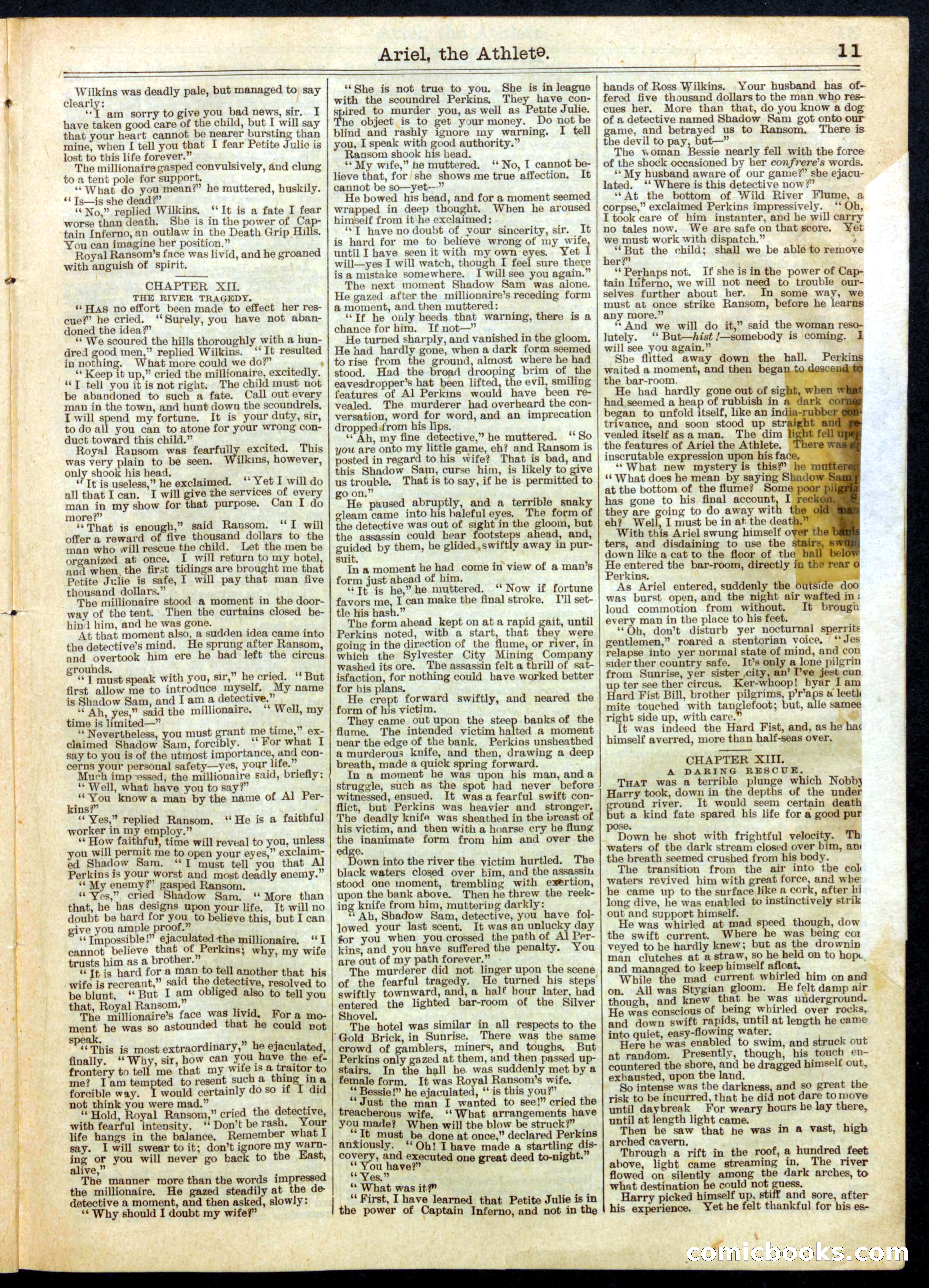 Beadle's Half Dime Library, No. 552 — page 11 of 16