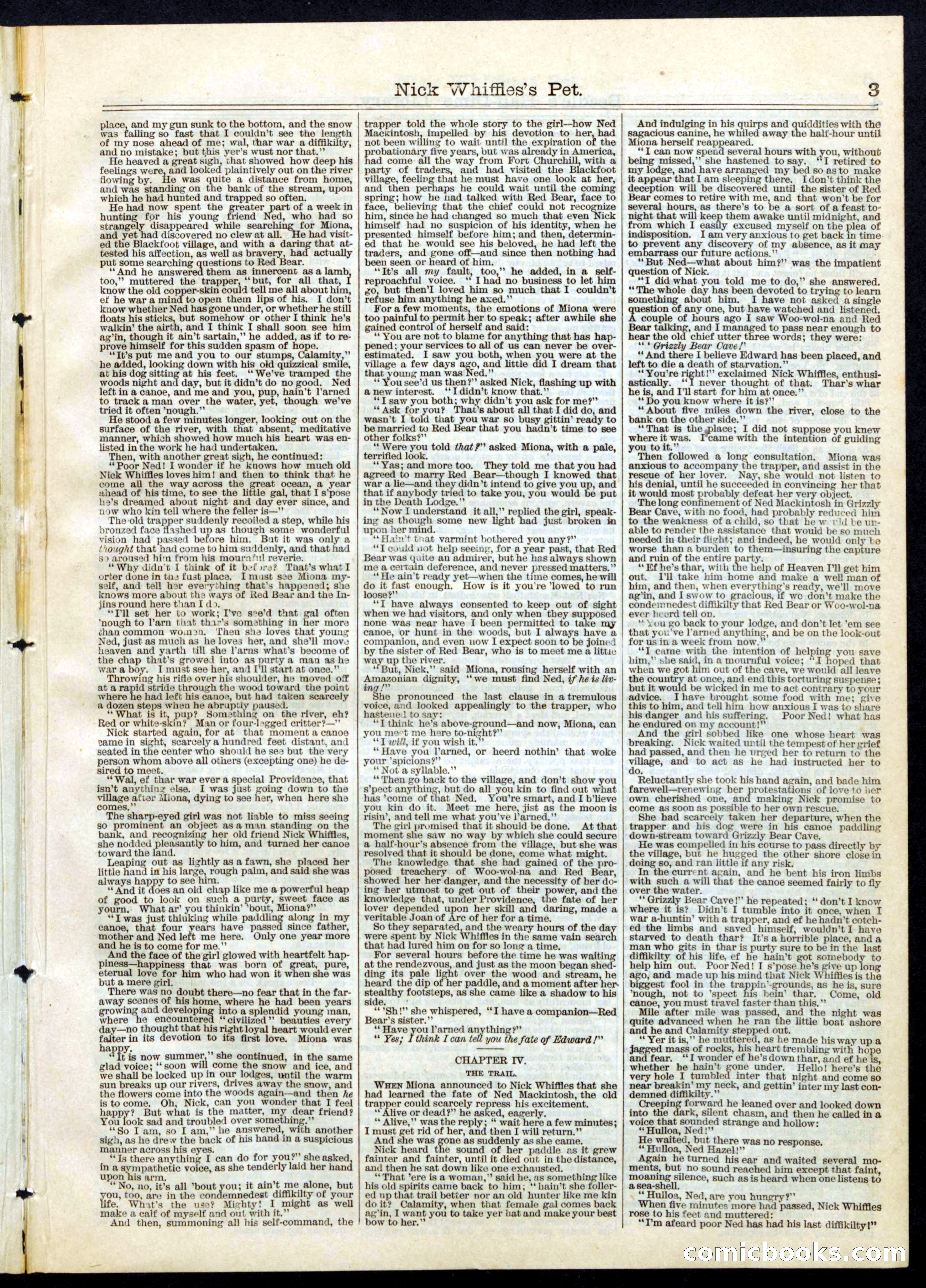 Beadle's Half Dime Library No. 56 — page 3 of 16