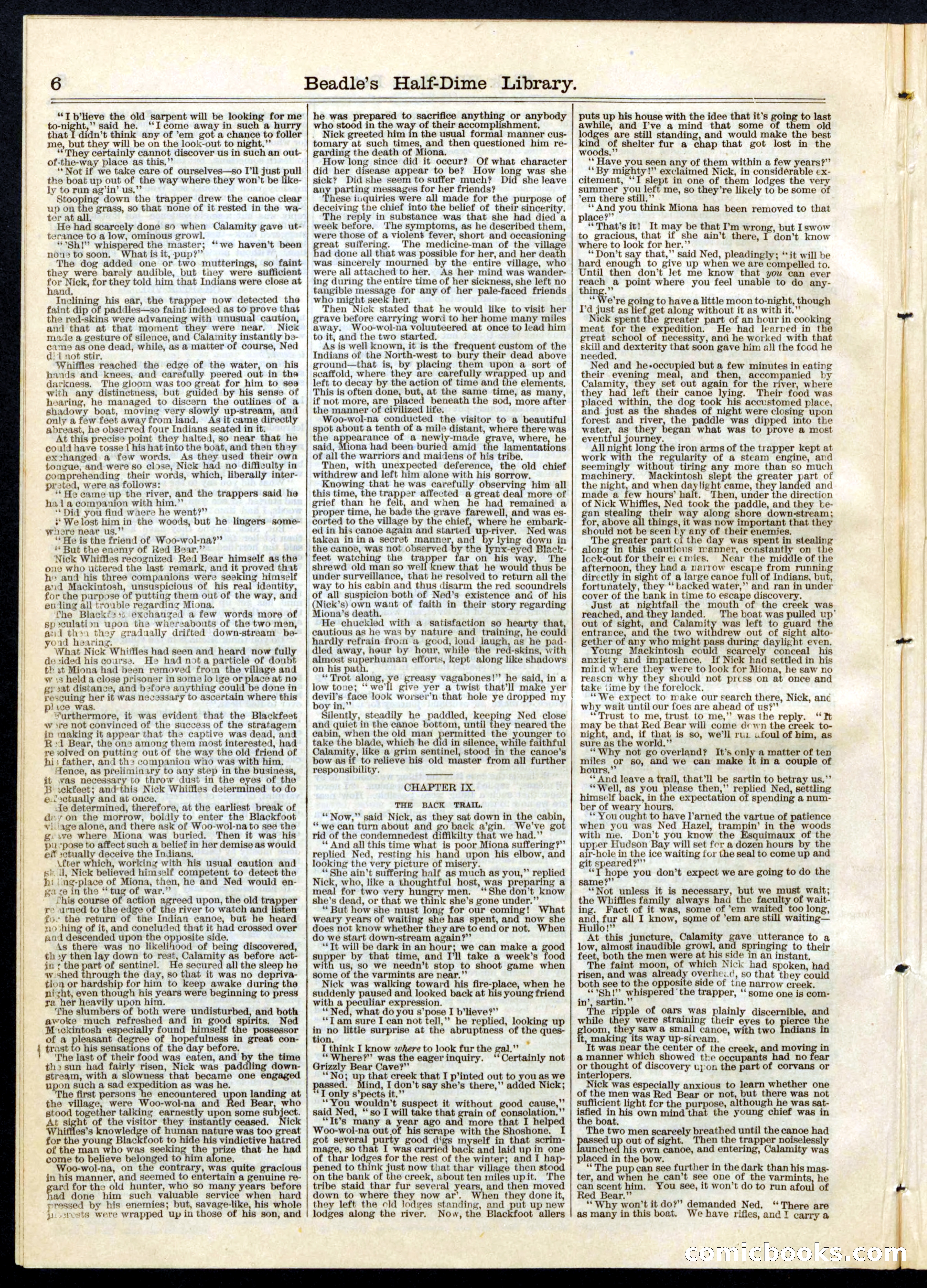 Beadle's Half Dime Library No. 56 — page 6 of 16