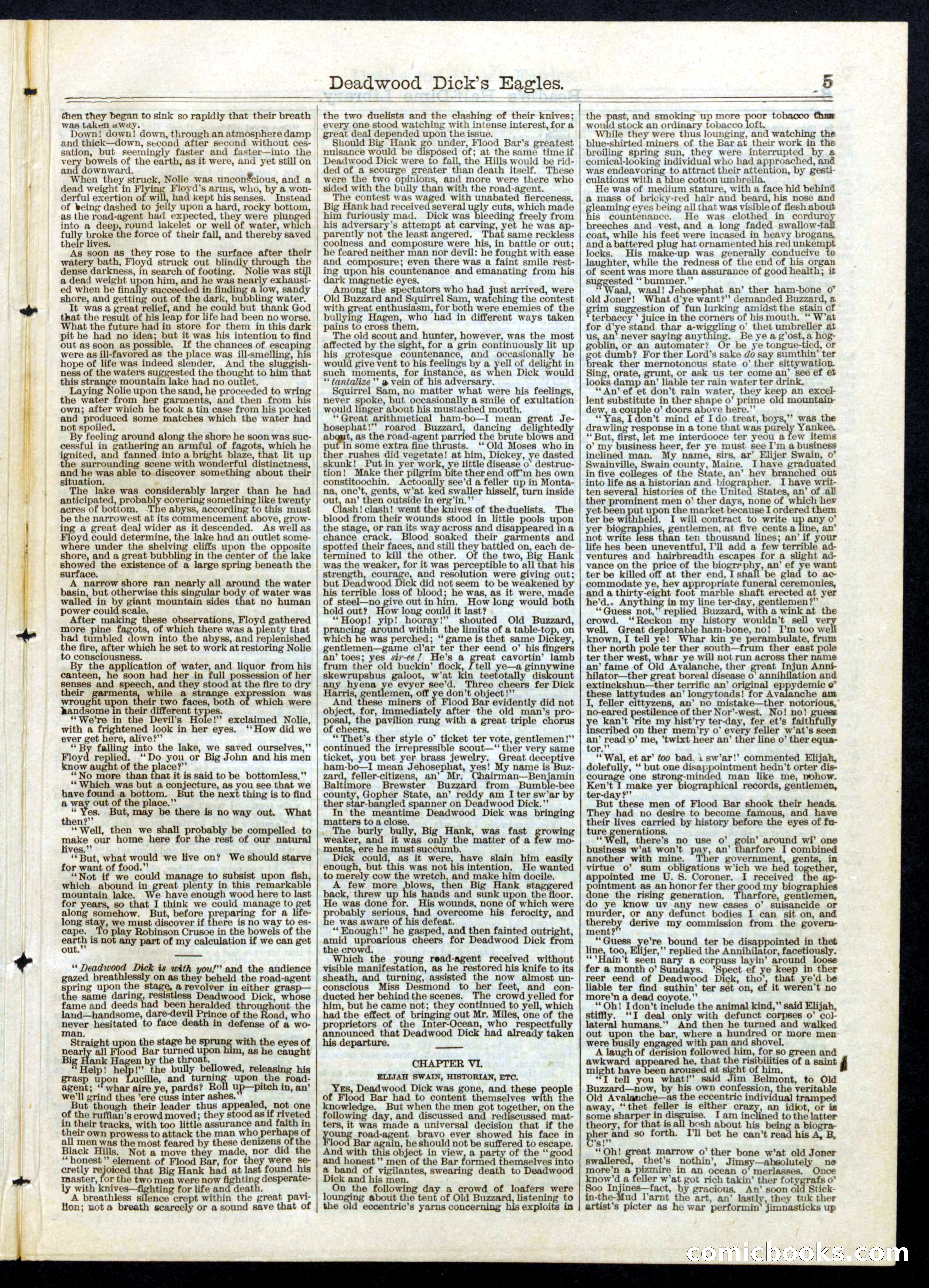 Beadle's Half Dime Library, No. 57 — page 5 of 16
