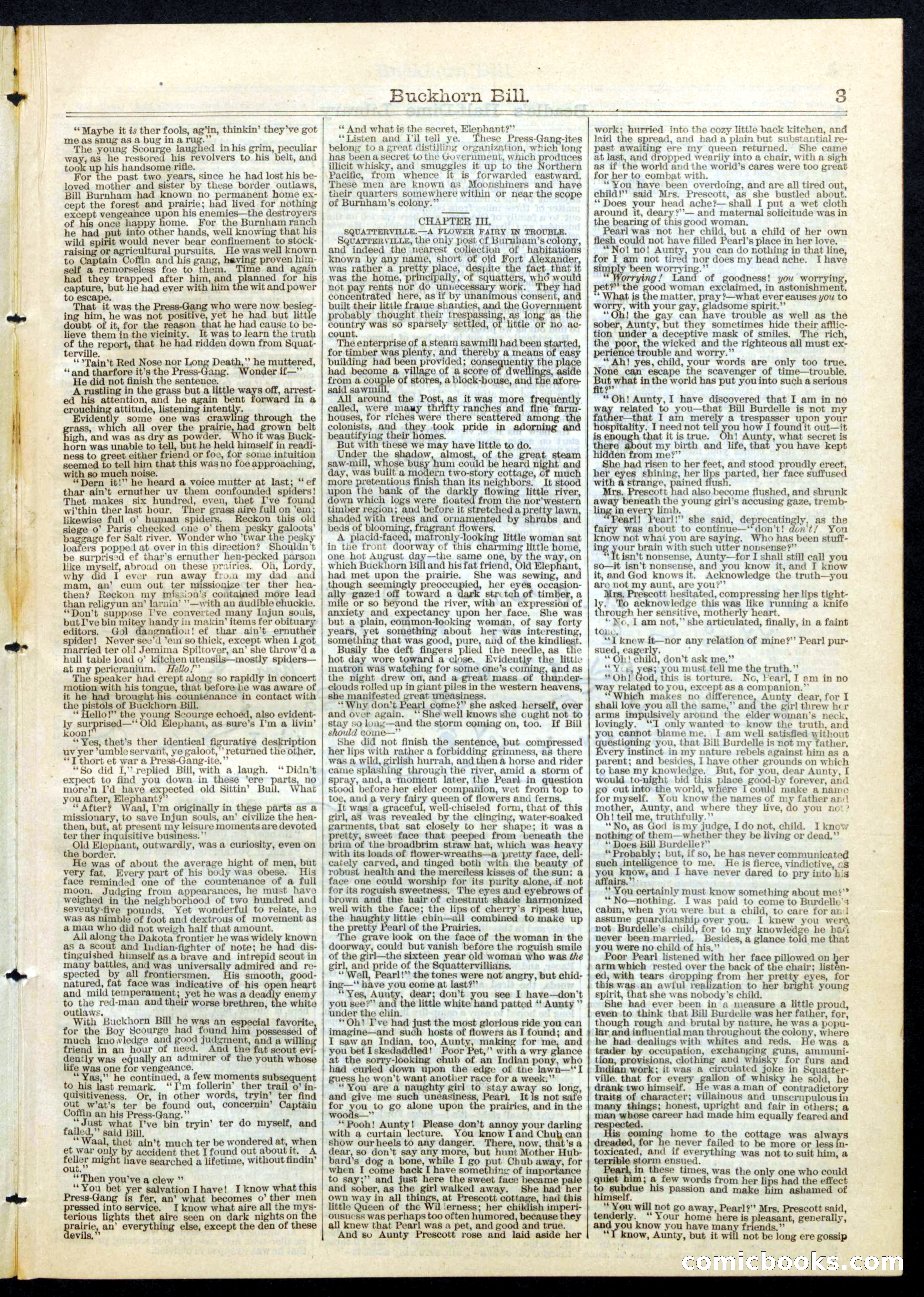 Beadle's Half Dime Library, No. 61 — page 3 of 16