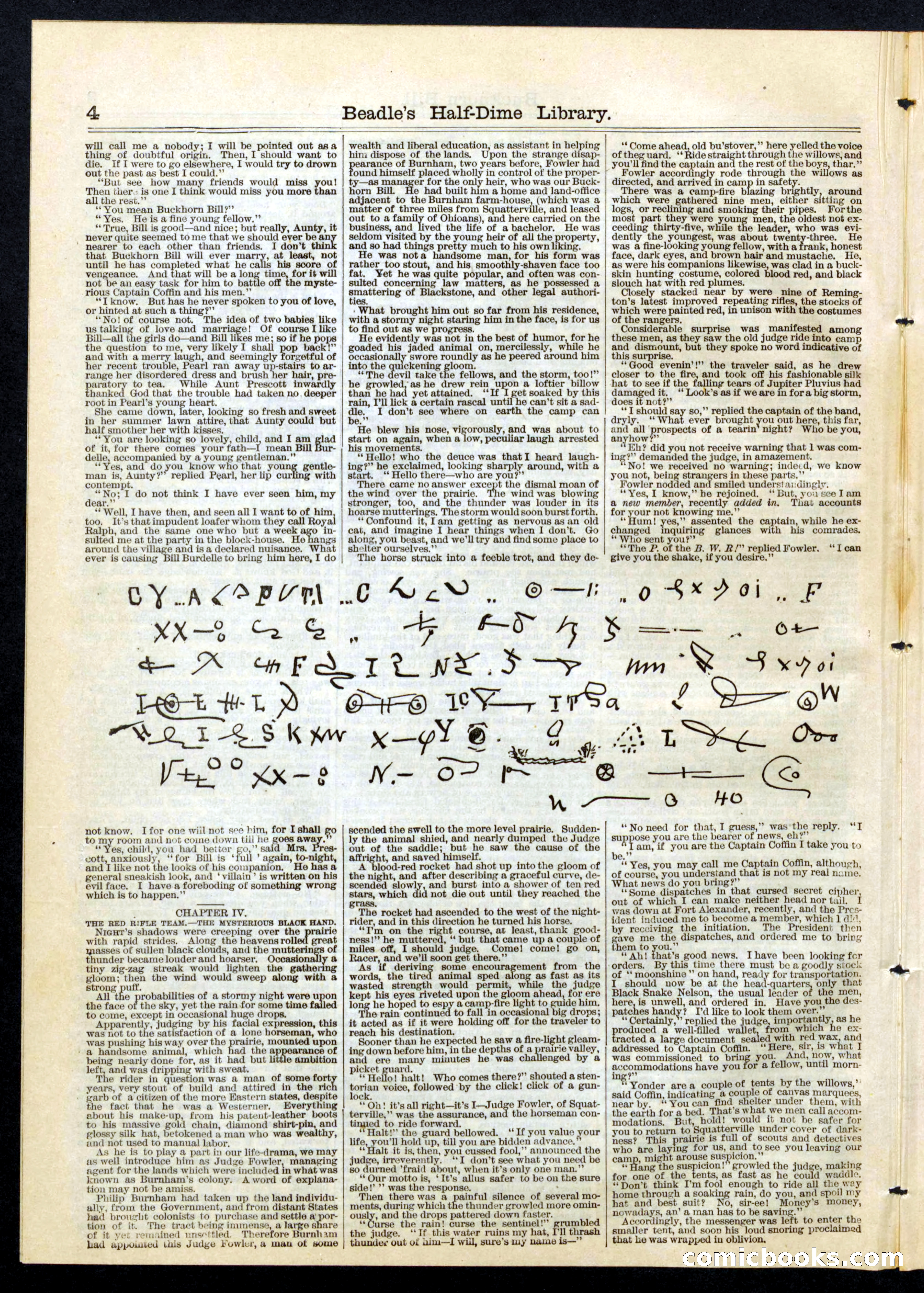 Beadle's Half Dime Library, No. 61 — page 4 of 16