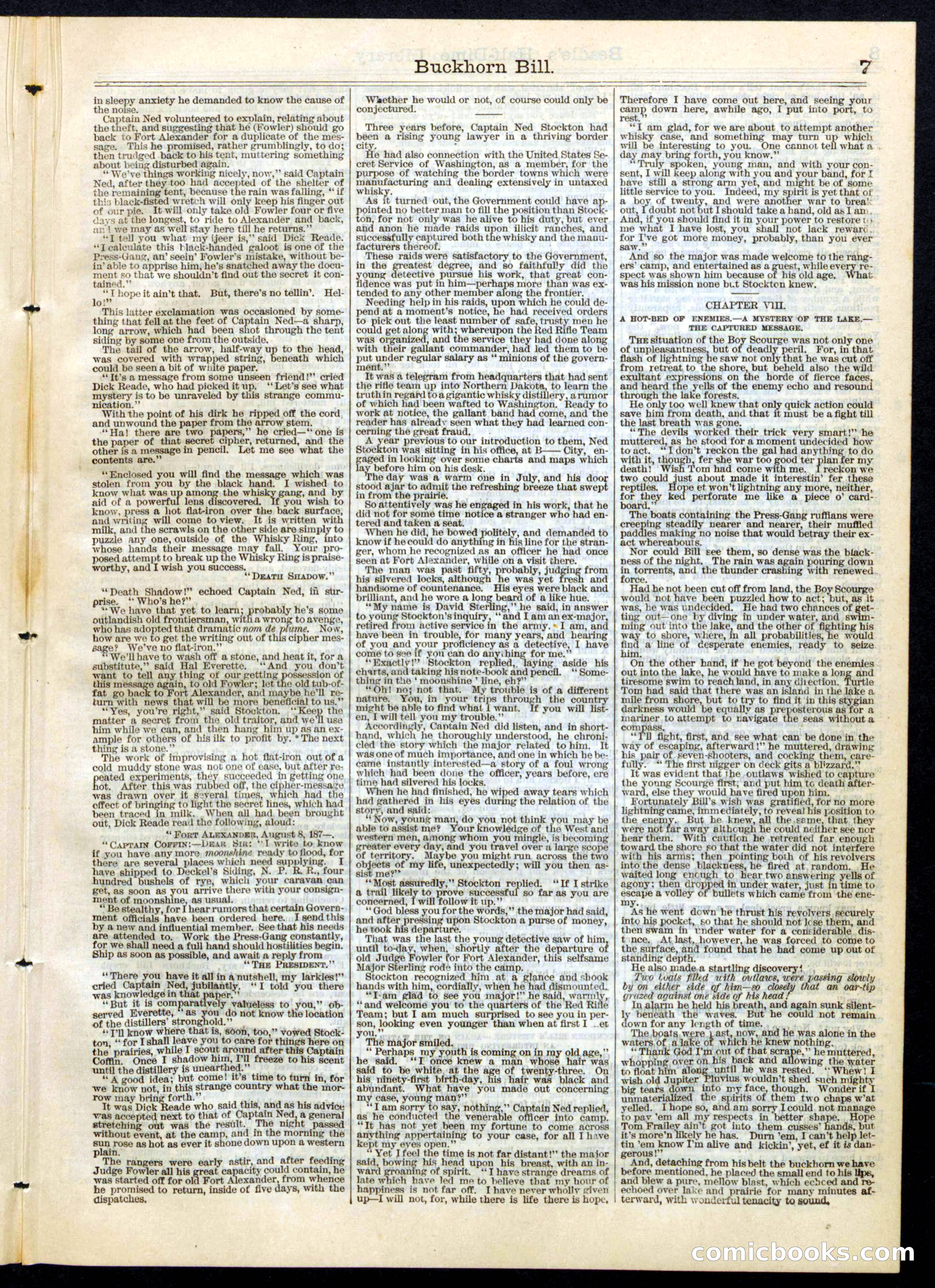 Beadle's Half Dime Library, No. 61 — page 7 of 16