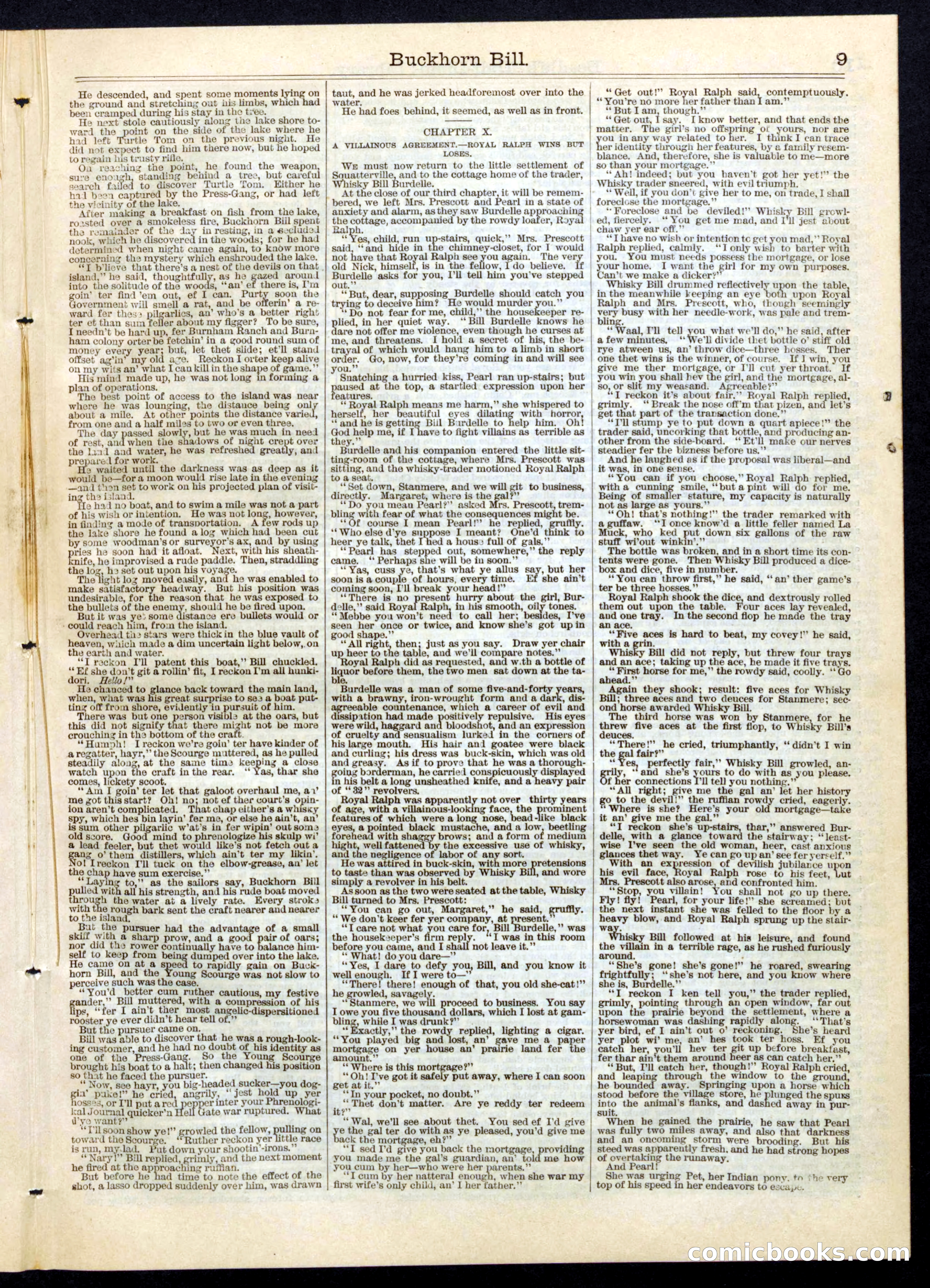 Beadle's Half Dime Library, No. 61 — page 9 of 16