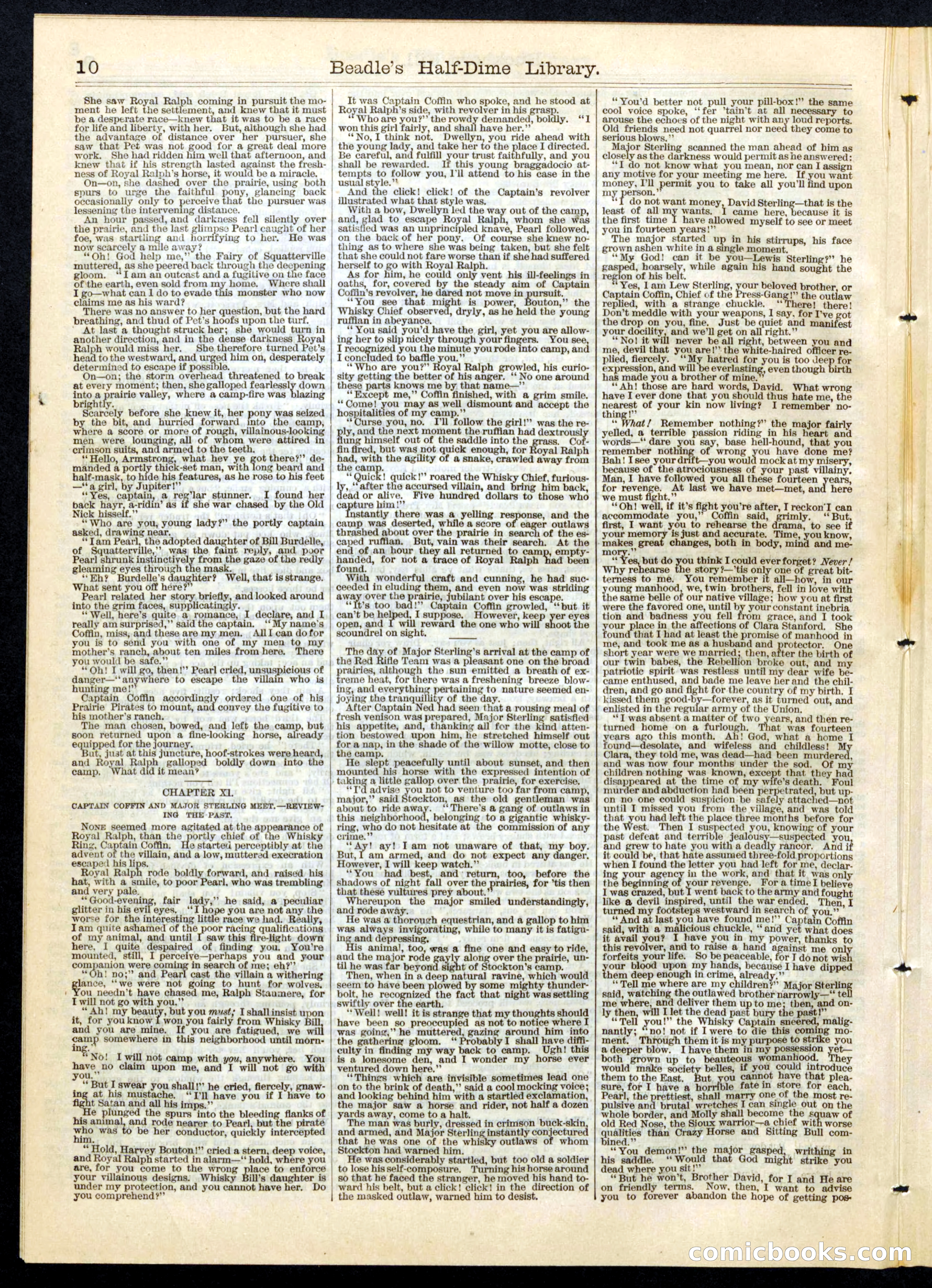 Beadle's Half Dime Library, No. 61 — page 10 of 16