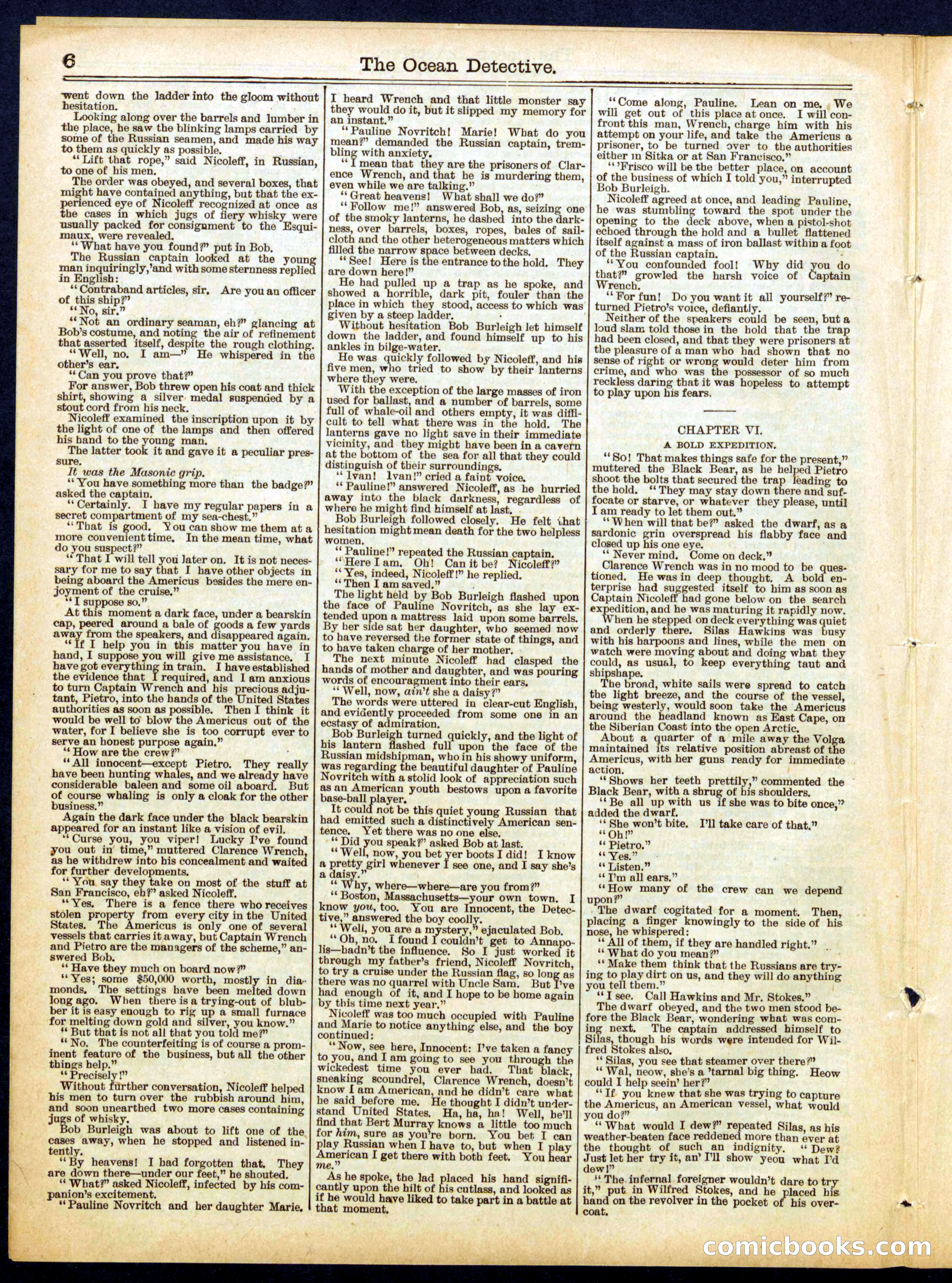 Beadle's Half Dime Library No. 616 — page 6 of 16