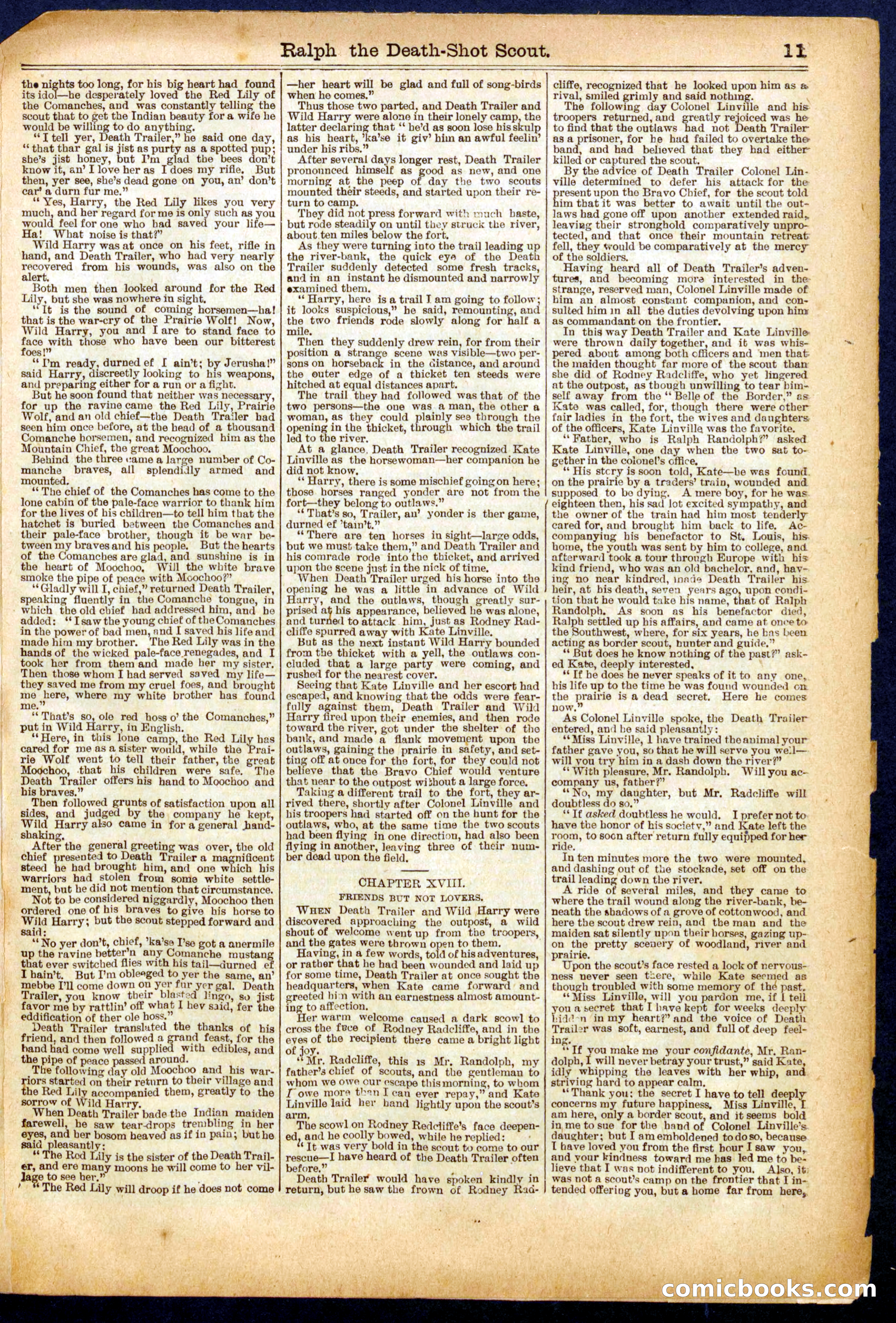 Beadle's Half Dime Library No. 617 — page 11 of 16