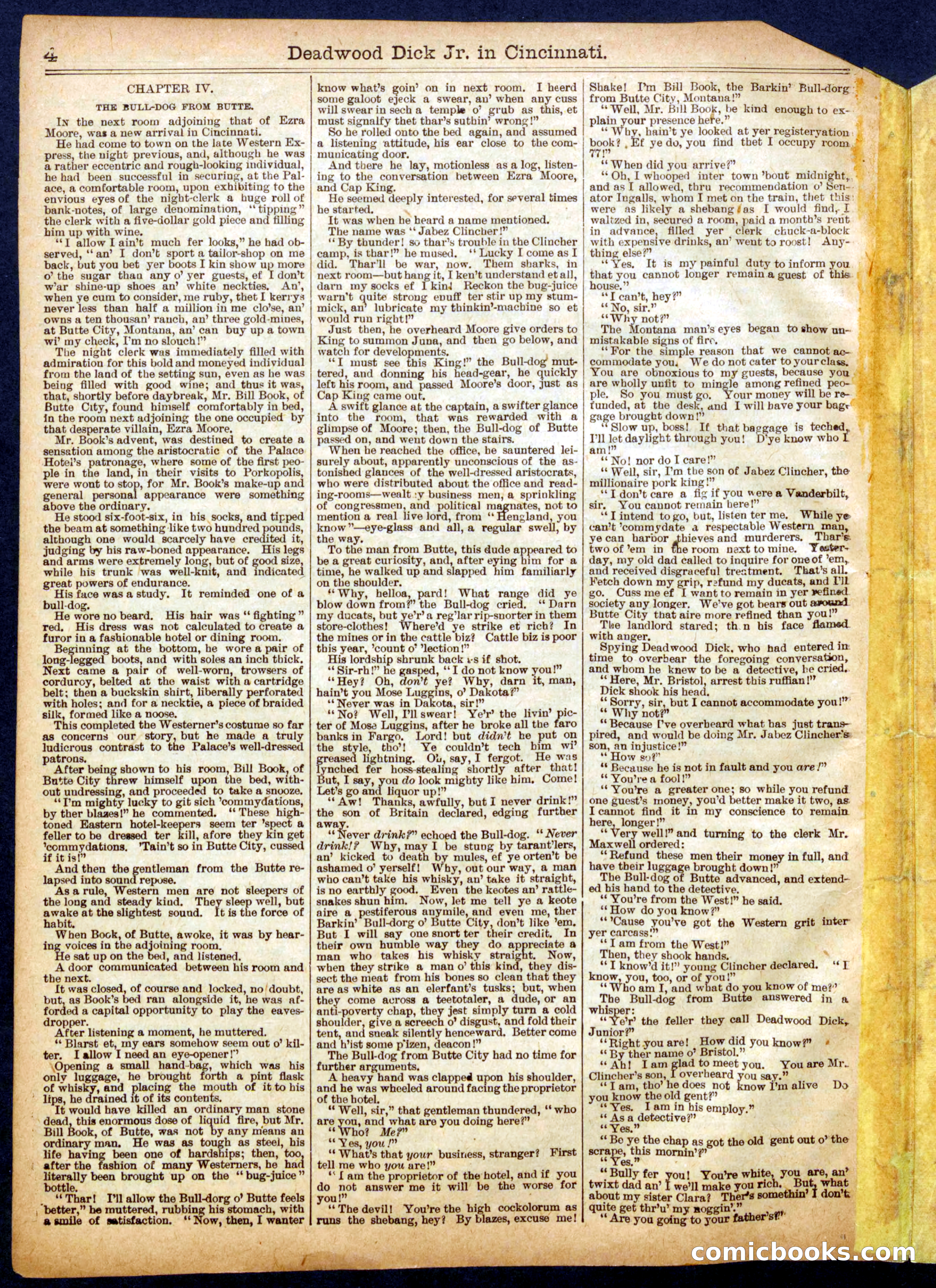 Beadle's Half Dime Library No. 618 — page 4 of 16