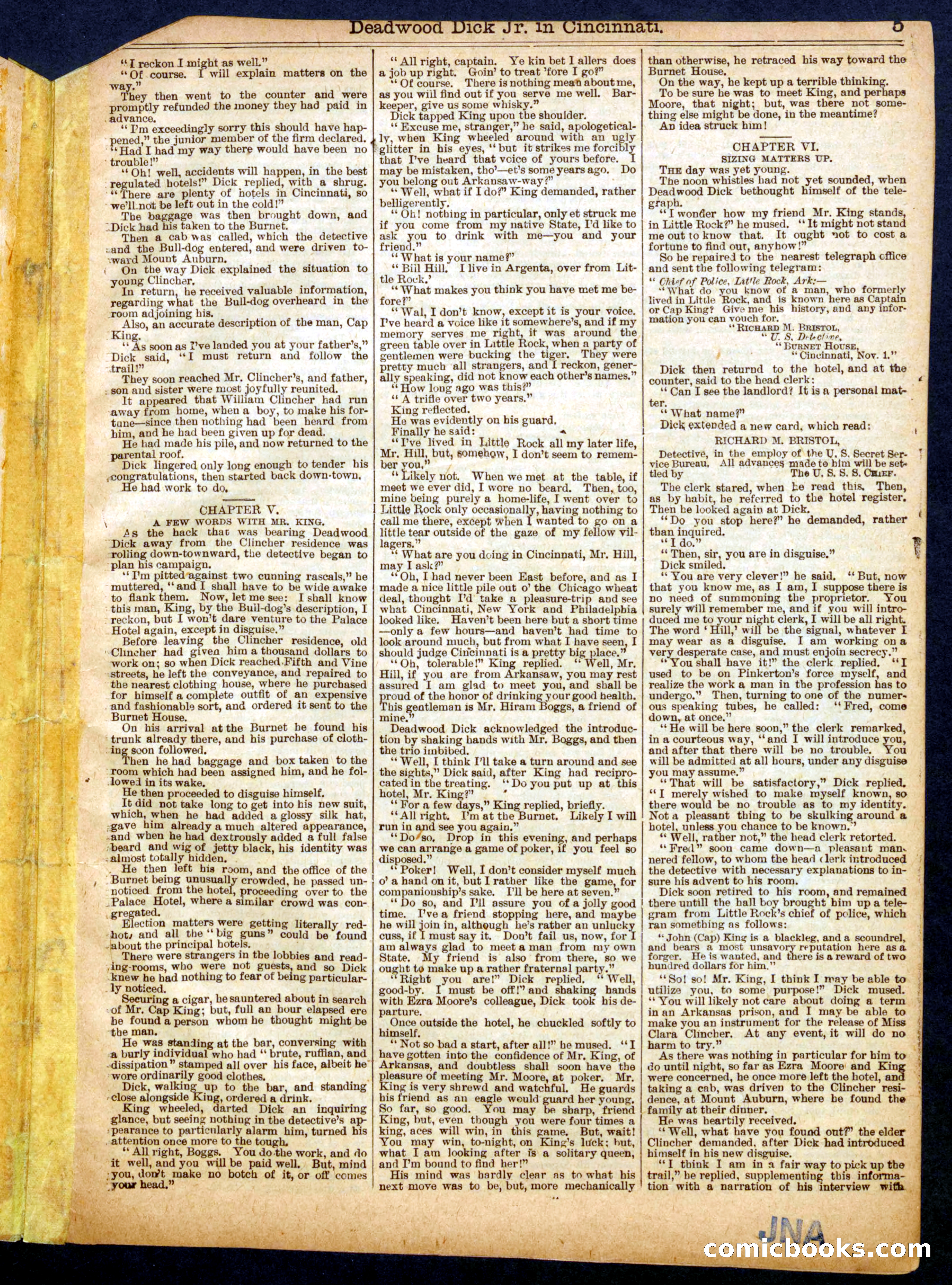 Beadle's Half Dime Library No. 618 — page 5 of 16