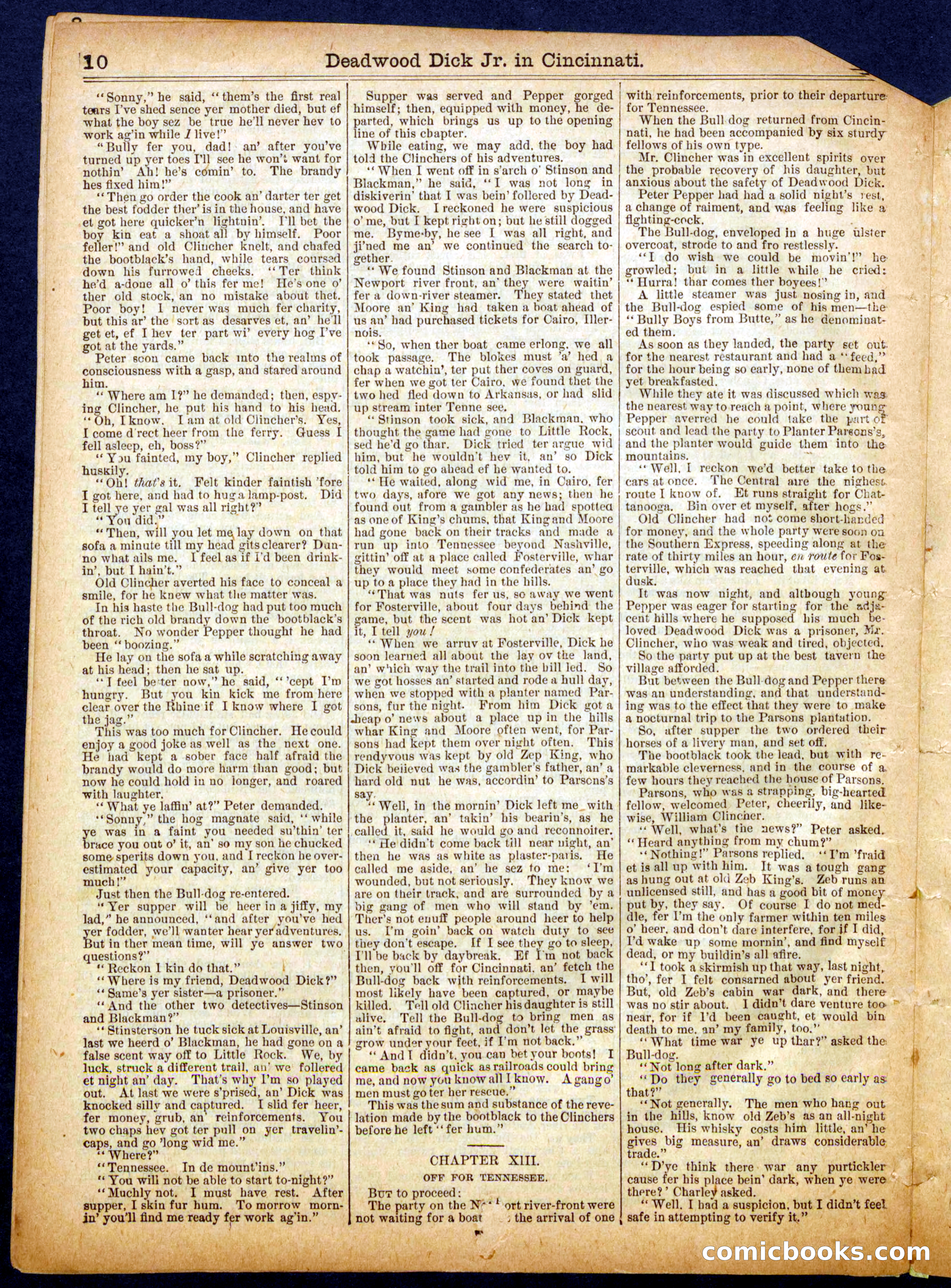 Beadle's Half Dime Library No. 618 — page 10 of 16