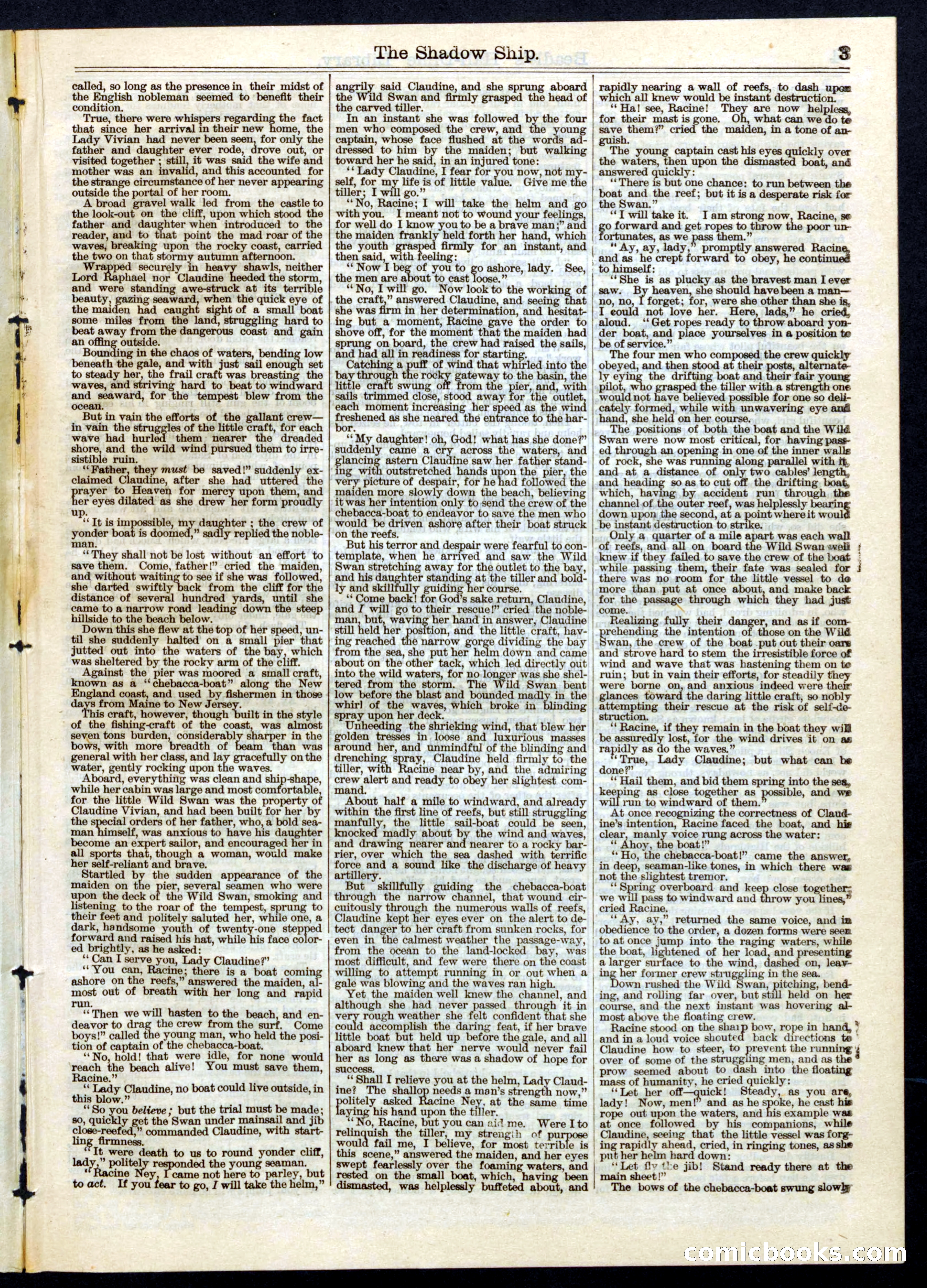 Beadle's Half Dime Library, No. 62 — page 3 of 16
