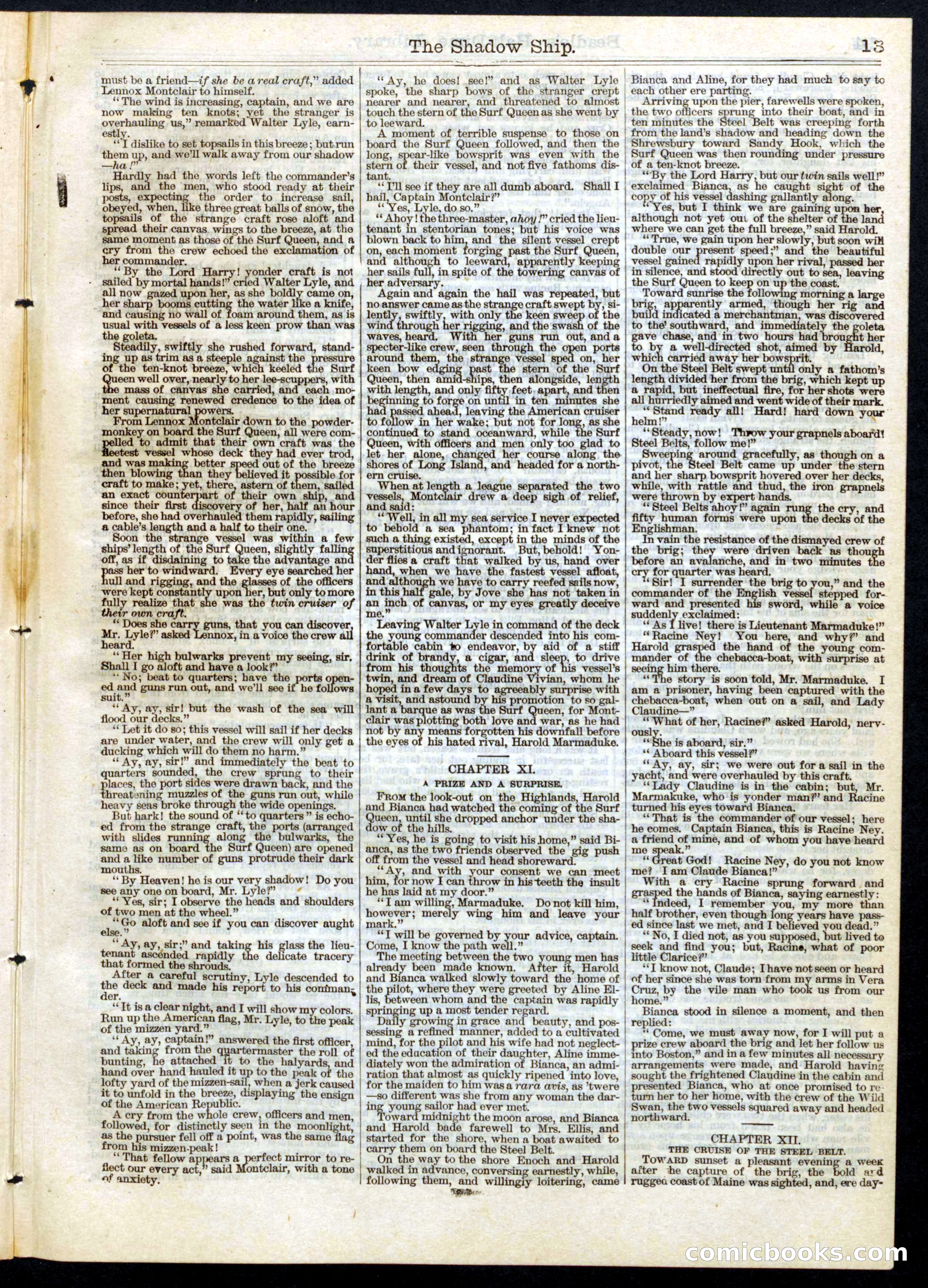 Beadle's Half Dime Library, No. 62 — page 13 of 16