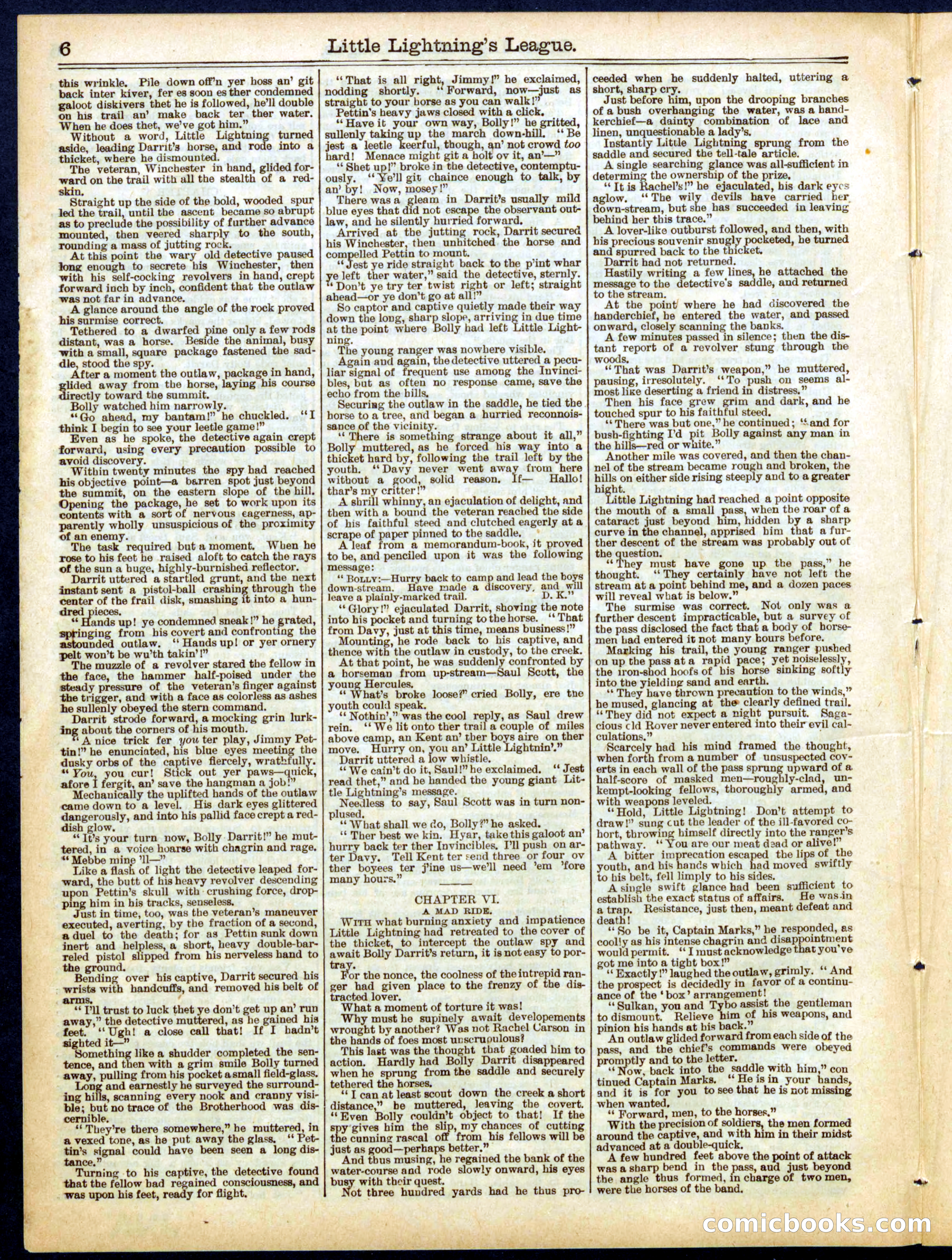 Beadle's Half Dime Library, No. 620 — page 6 of 16