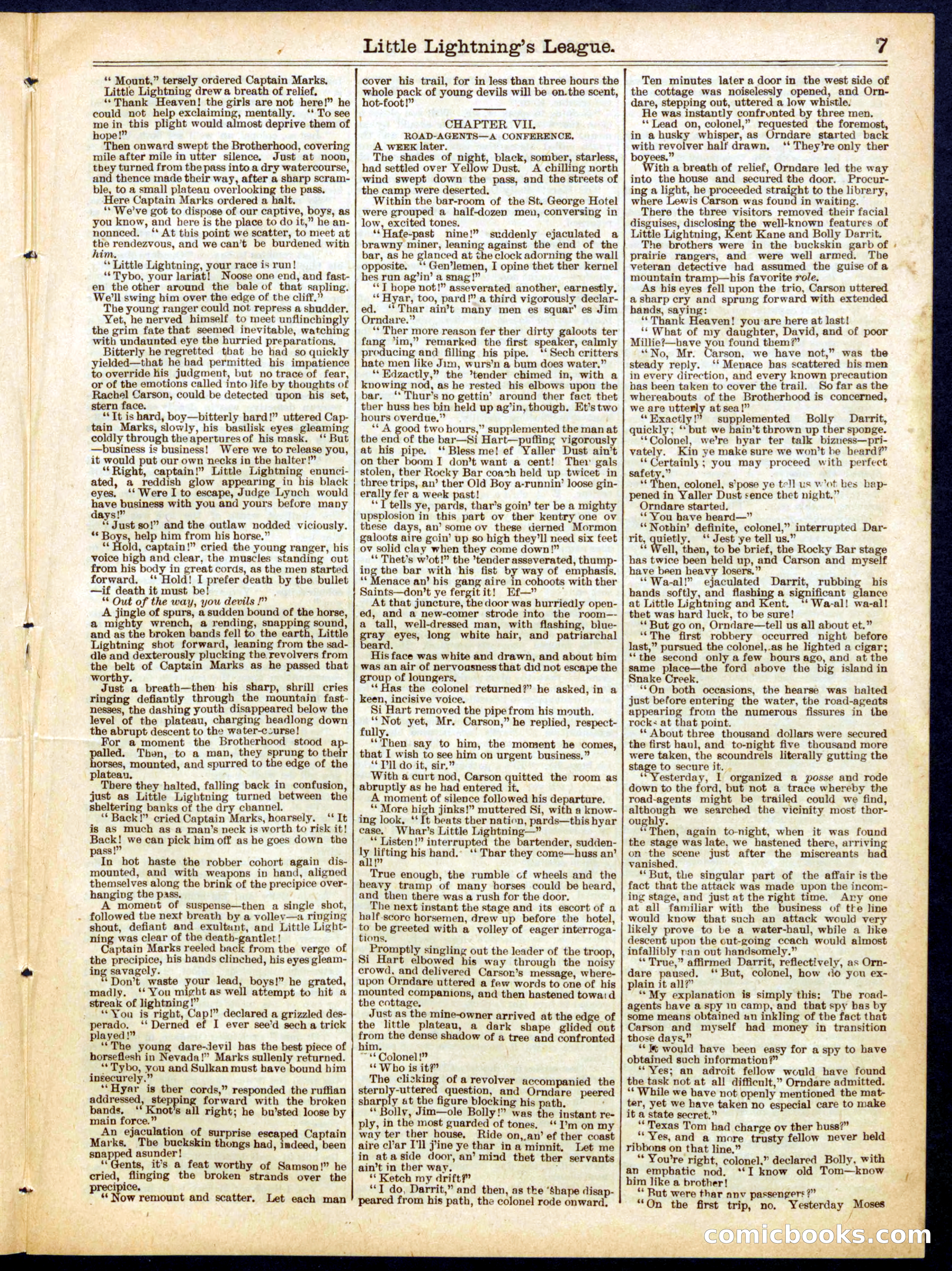 Beadle's Half Dime Library, No. 620 — page 7 of 16