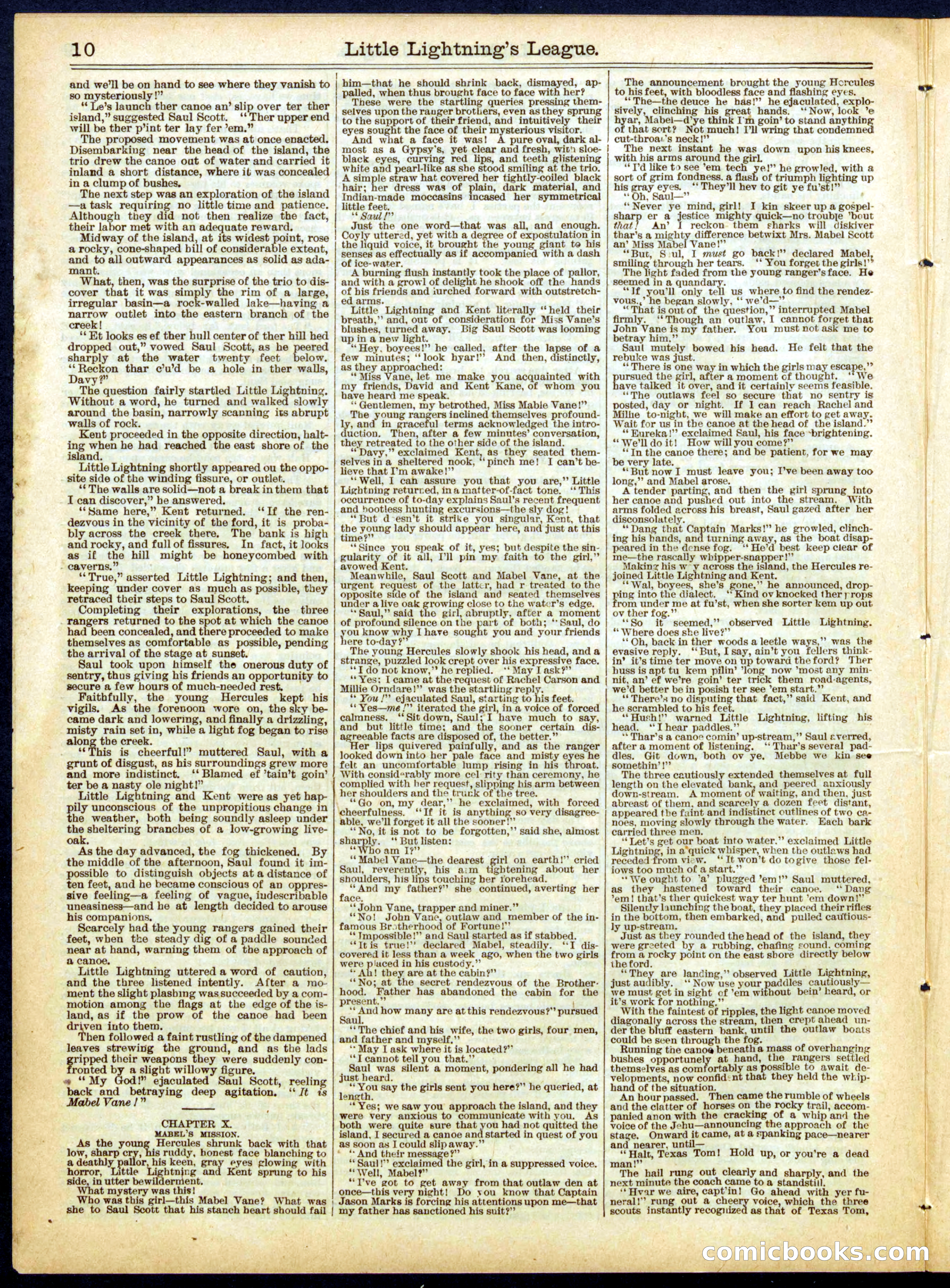 Beadle's Half Dime Library, No. 620 — page 10 of 16