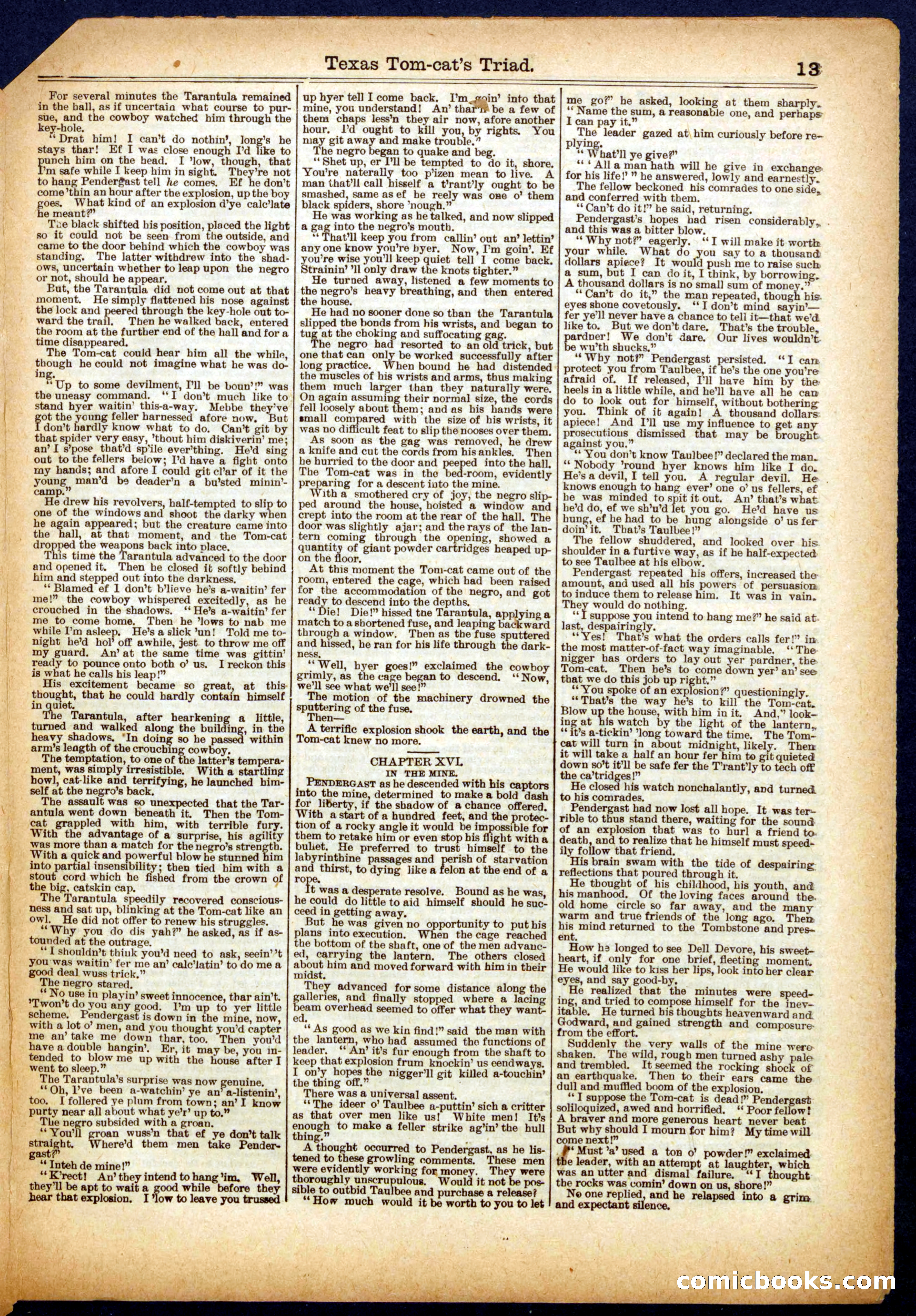 Beadle's Half Dime Library No. 622 — page 13 of 16