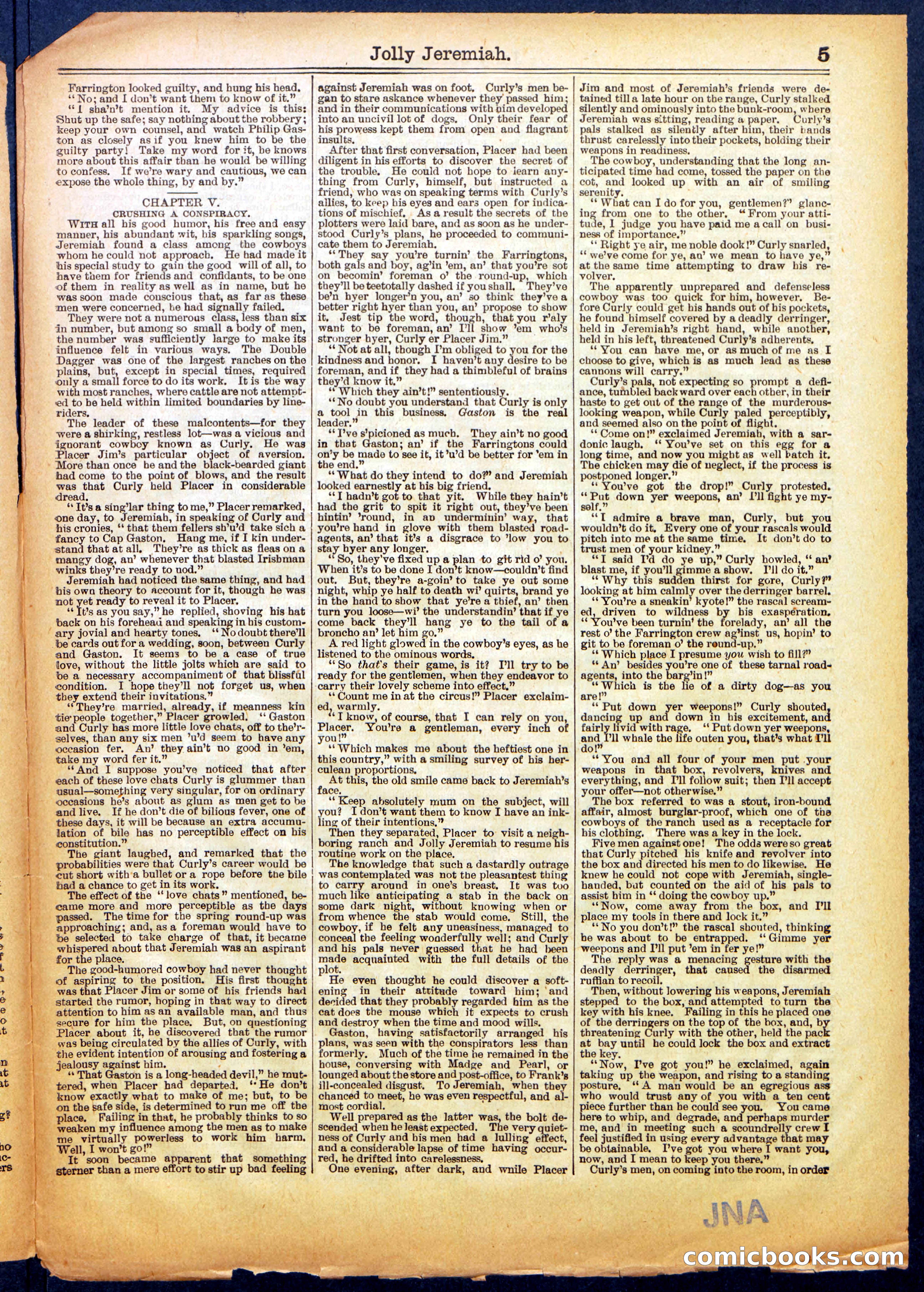 Beadle's Half Dime Library No. 665 — page 5 of 16