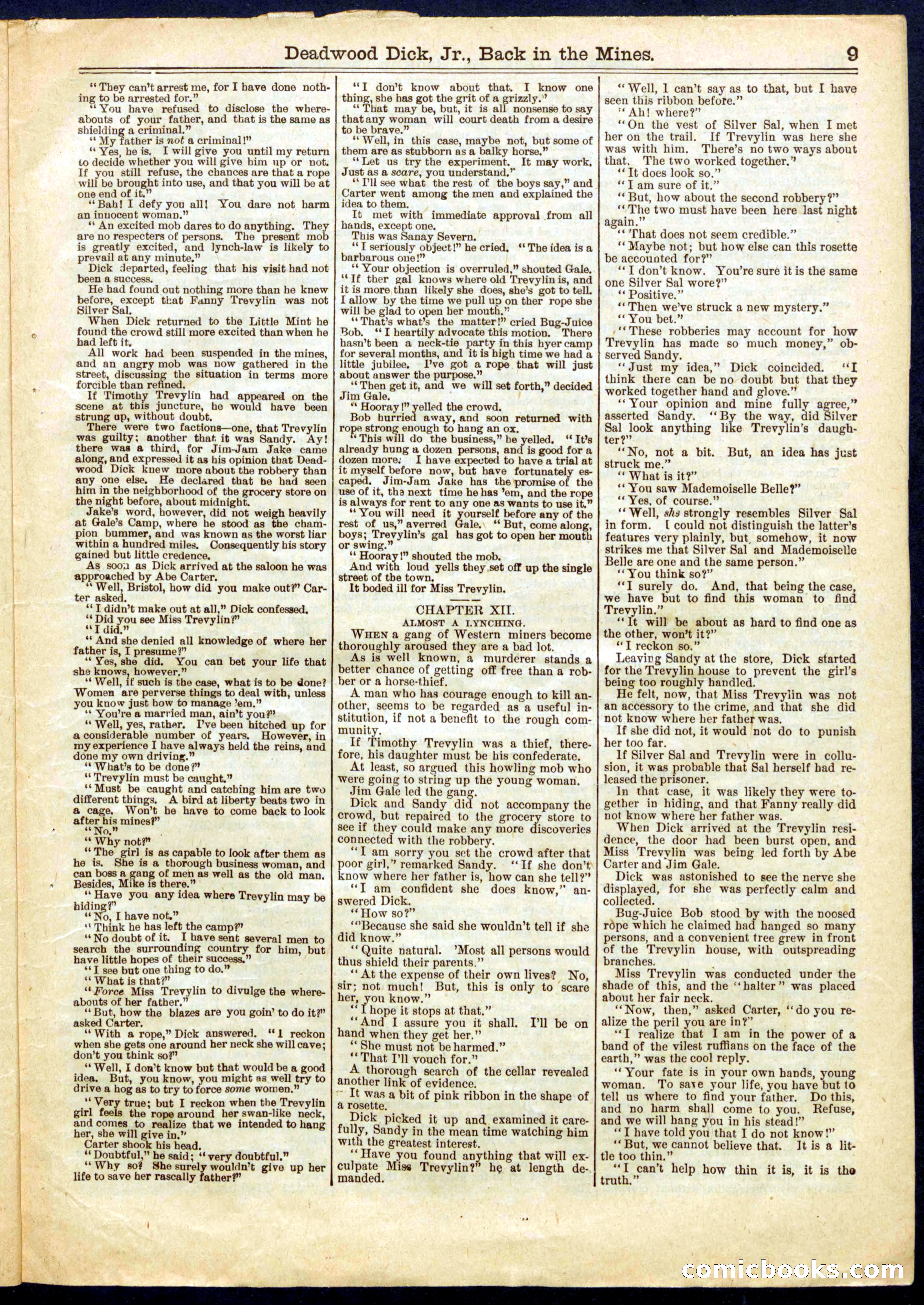 Beadle's Half Dime Library No. 666 — page 9 of 16