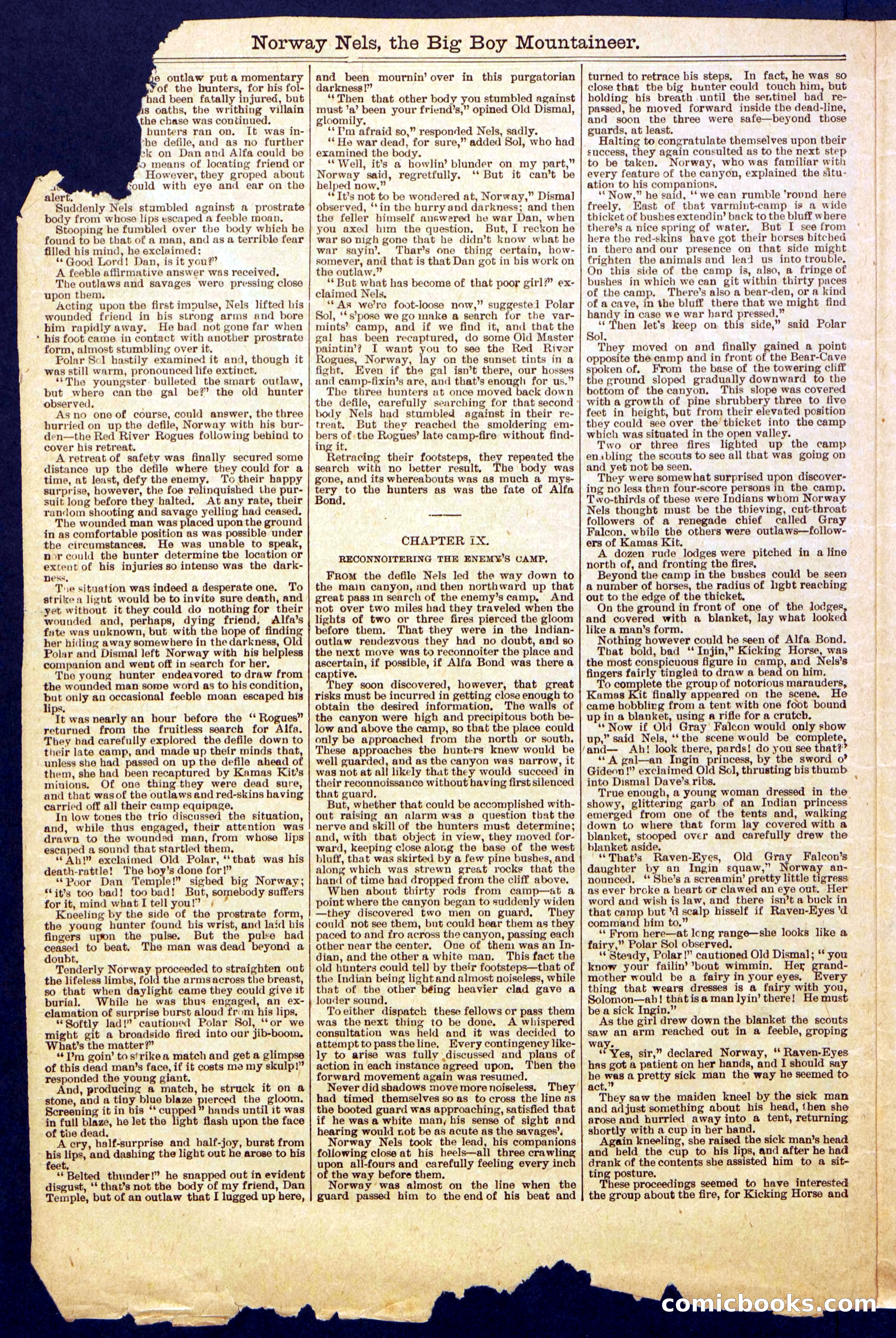 Beadle's Half Dime Library No. 870 — page 6 of 16