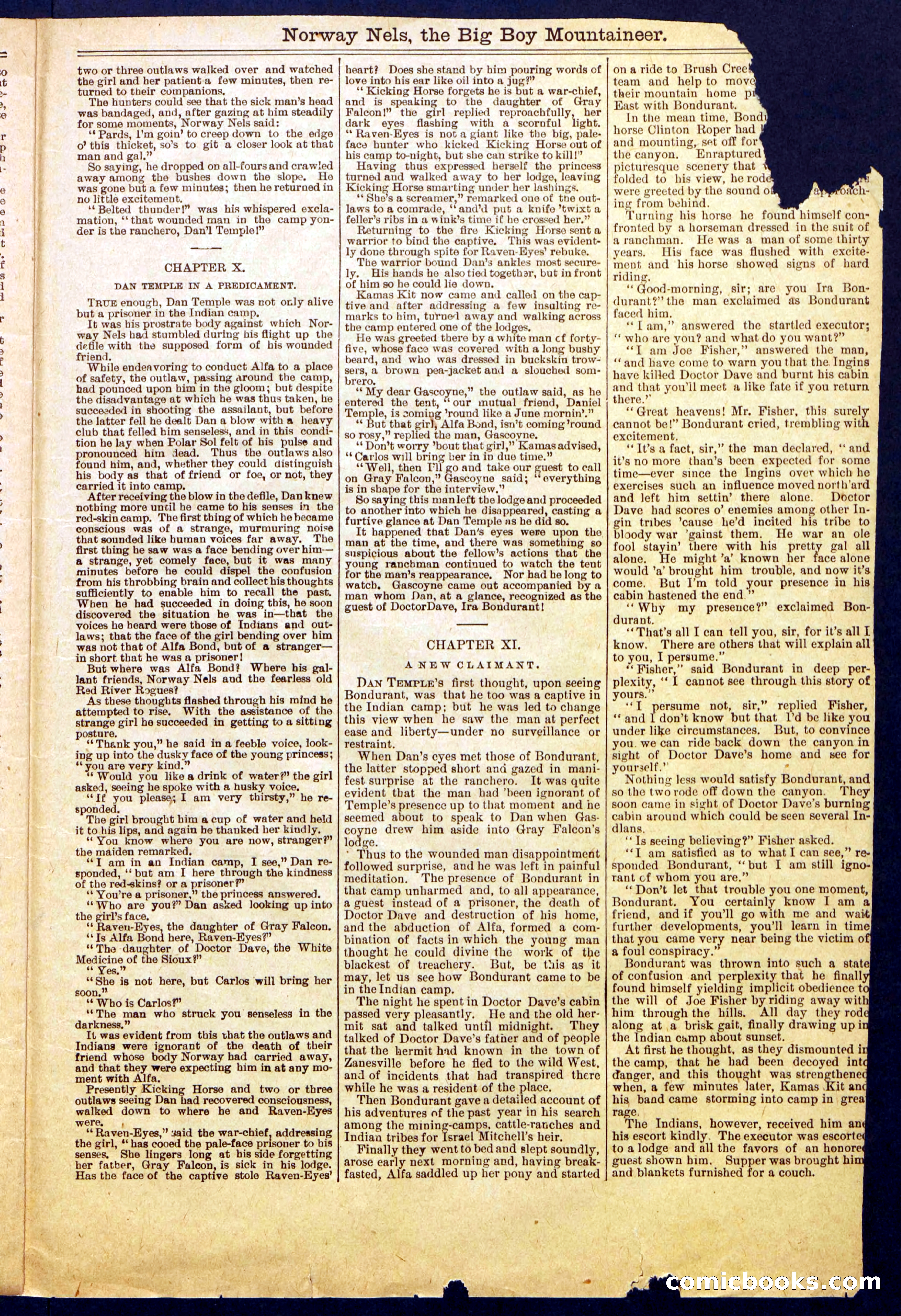 Beadle's Half Dime Library No. 870 — page 7 of 16