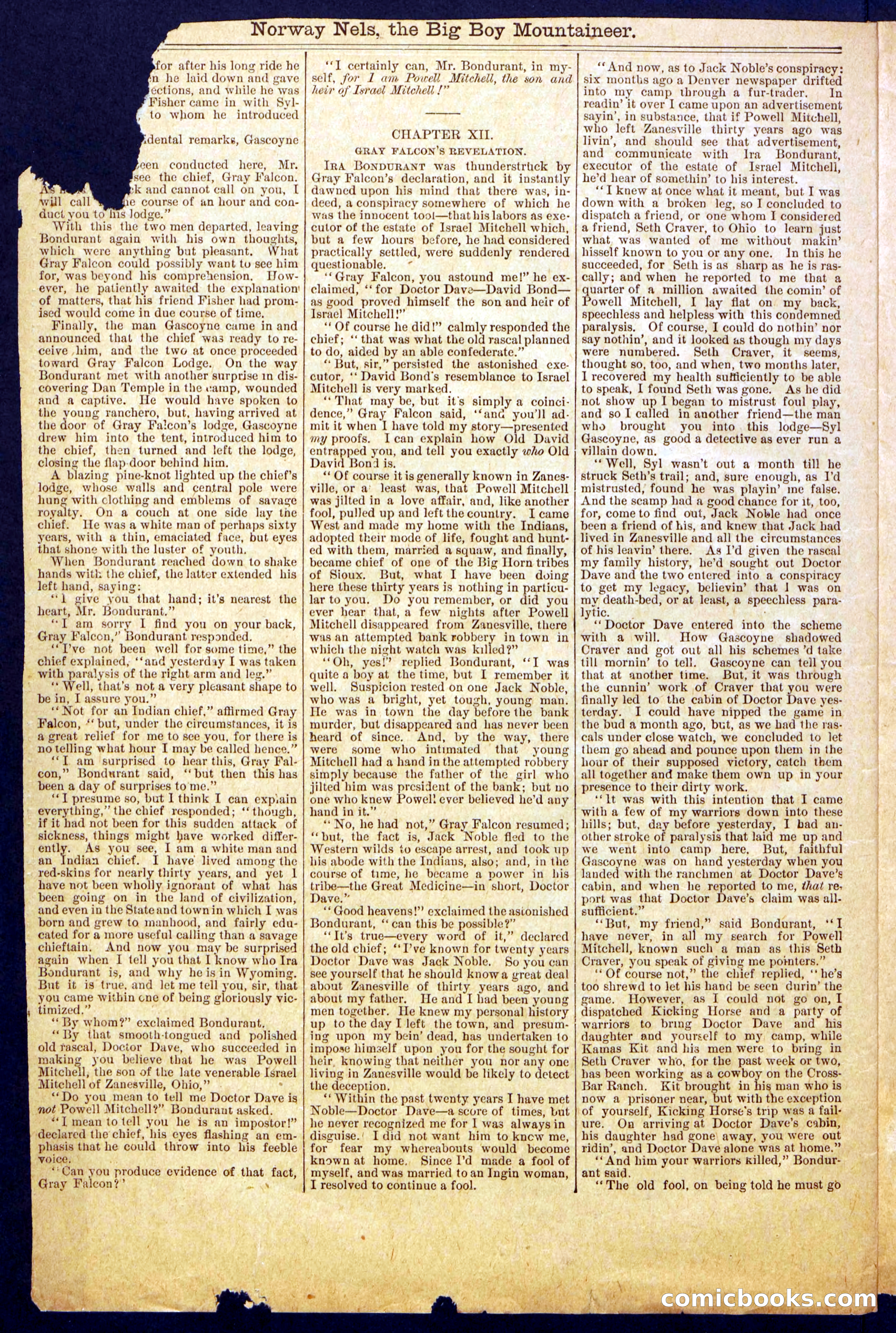 Beadle's Half Dime Library No. 870 — page 8 of 16