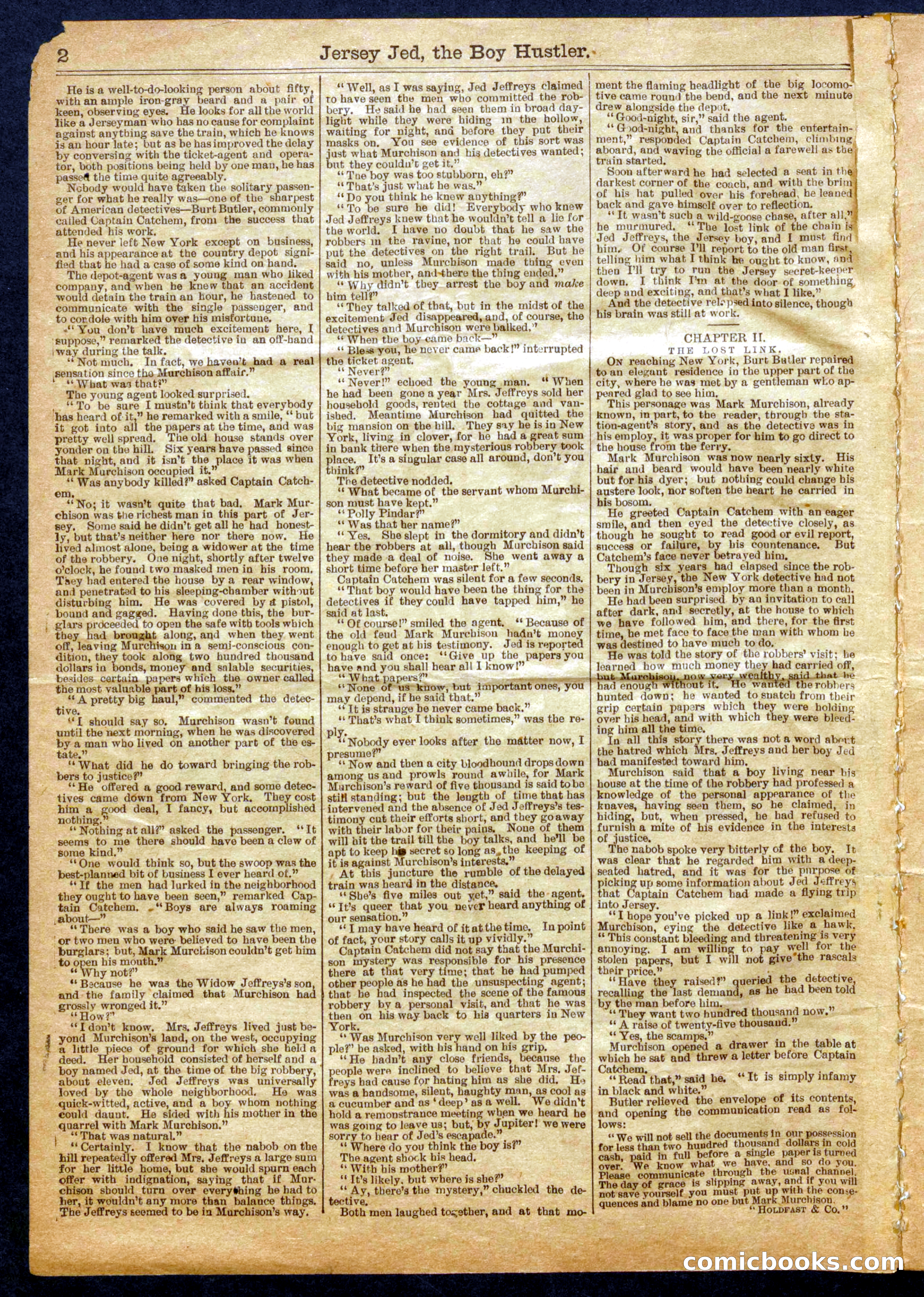 Beadle's Half Dime Library No. 671 — page 2 of 16