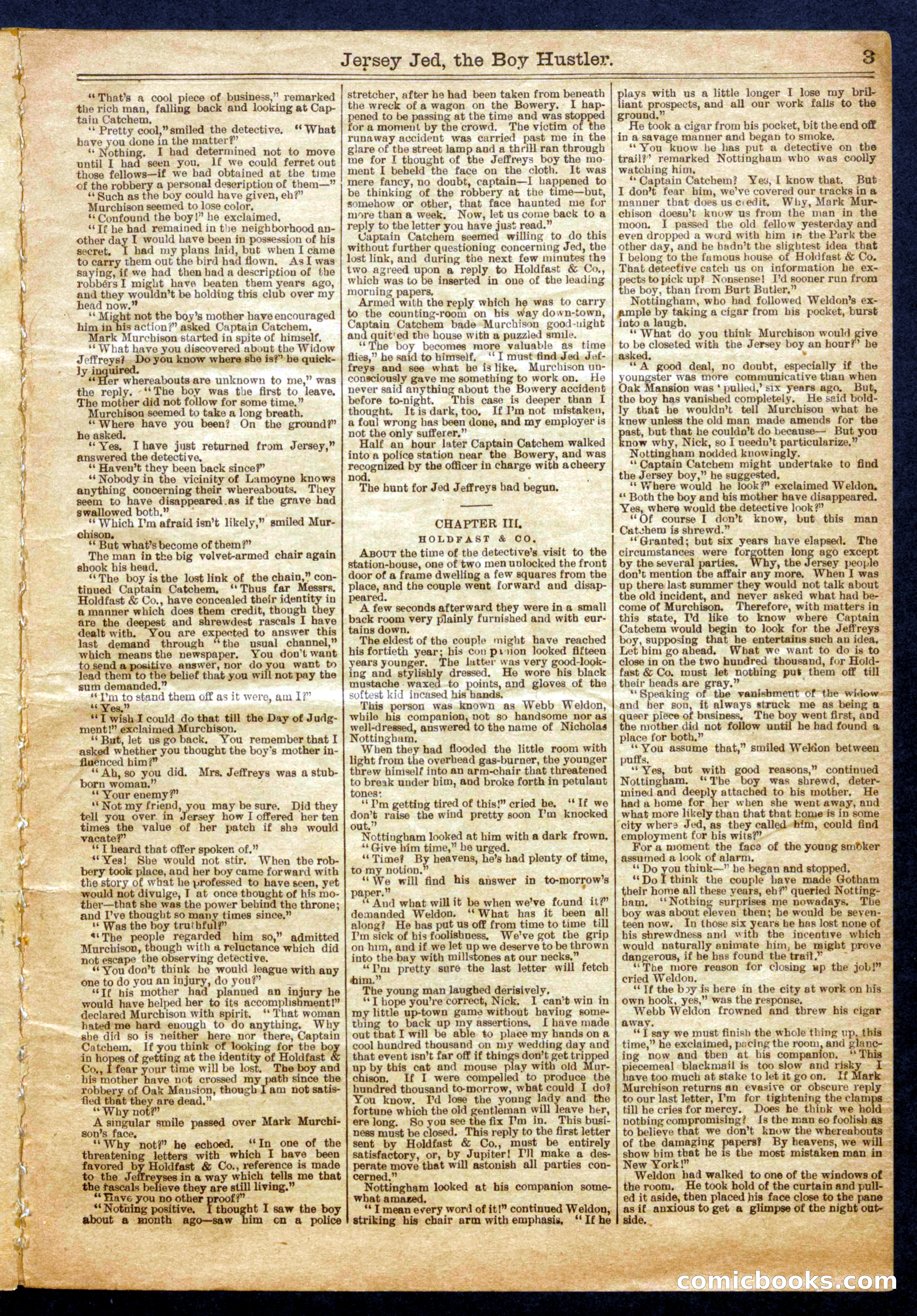 Beadle's Half Dime Library No. 671 — page 3 of 16