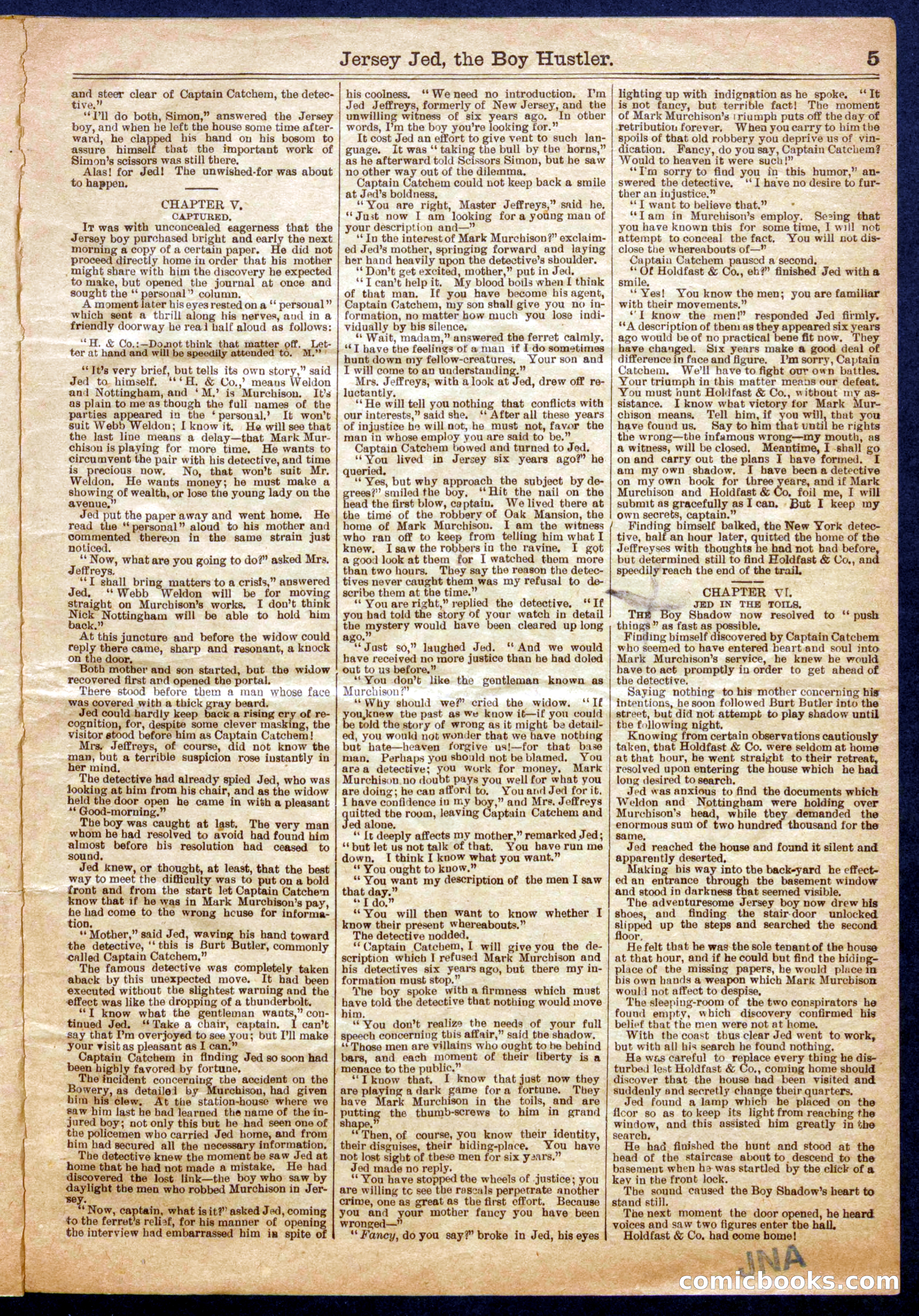 Beadle's Half Dime Library No. 671 — page 5 of 16