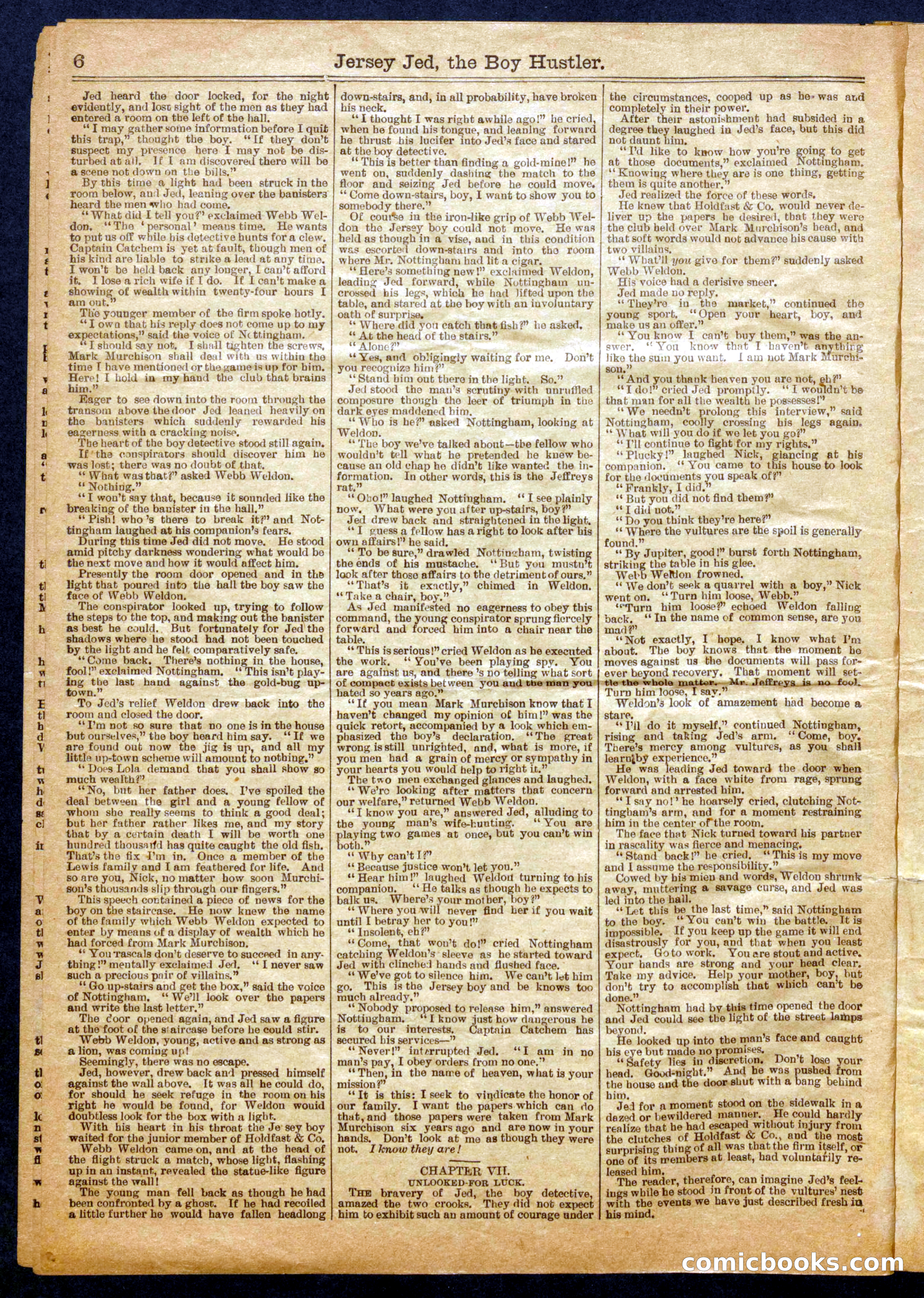 Beadle's Half Dime Library No. 671 — page 6 of 16