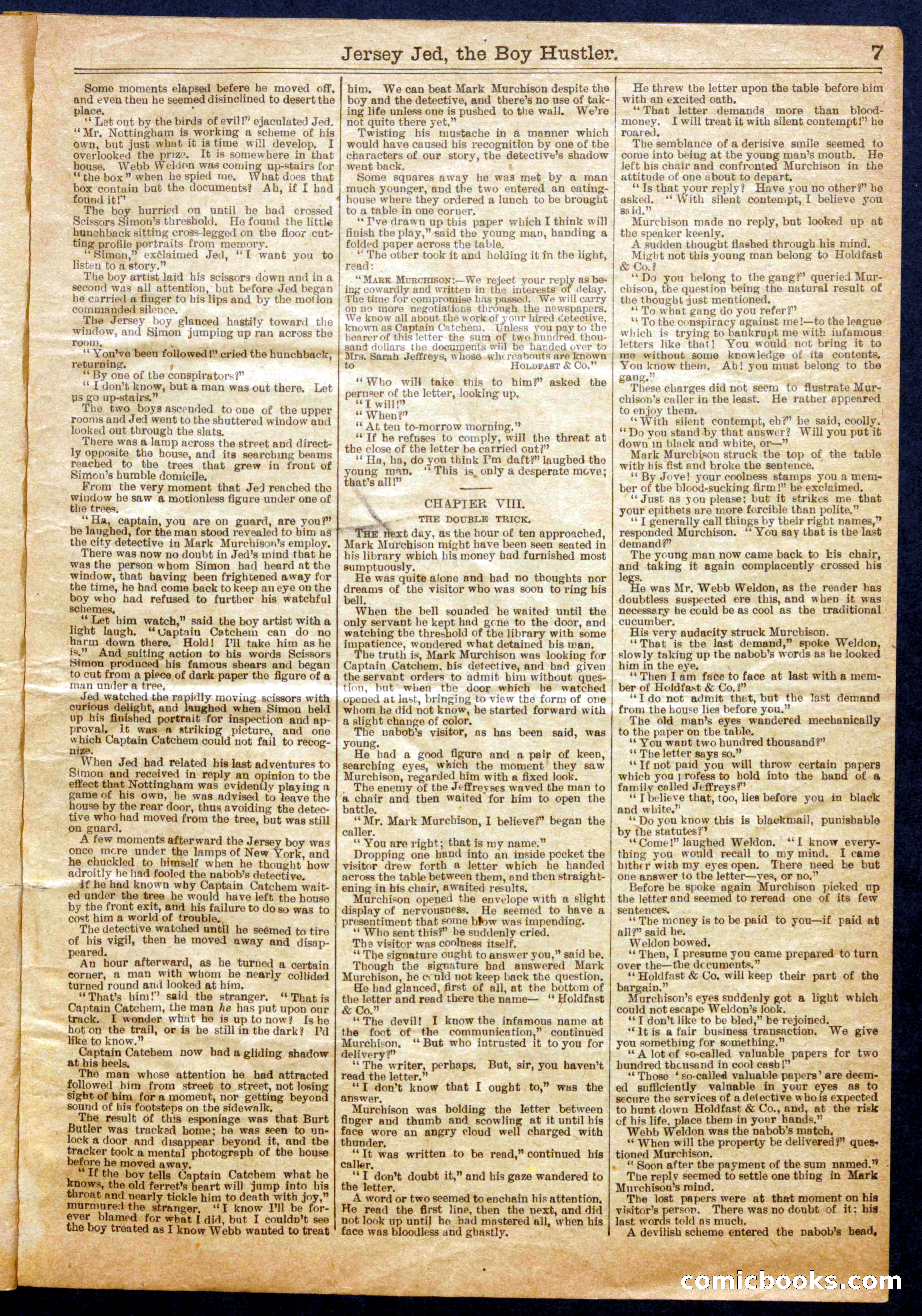 Beadle's Half Dime Library No. 671 — page 7 of 16
