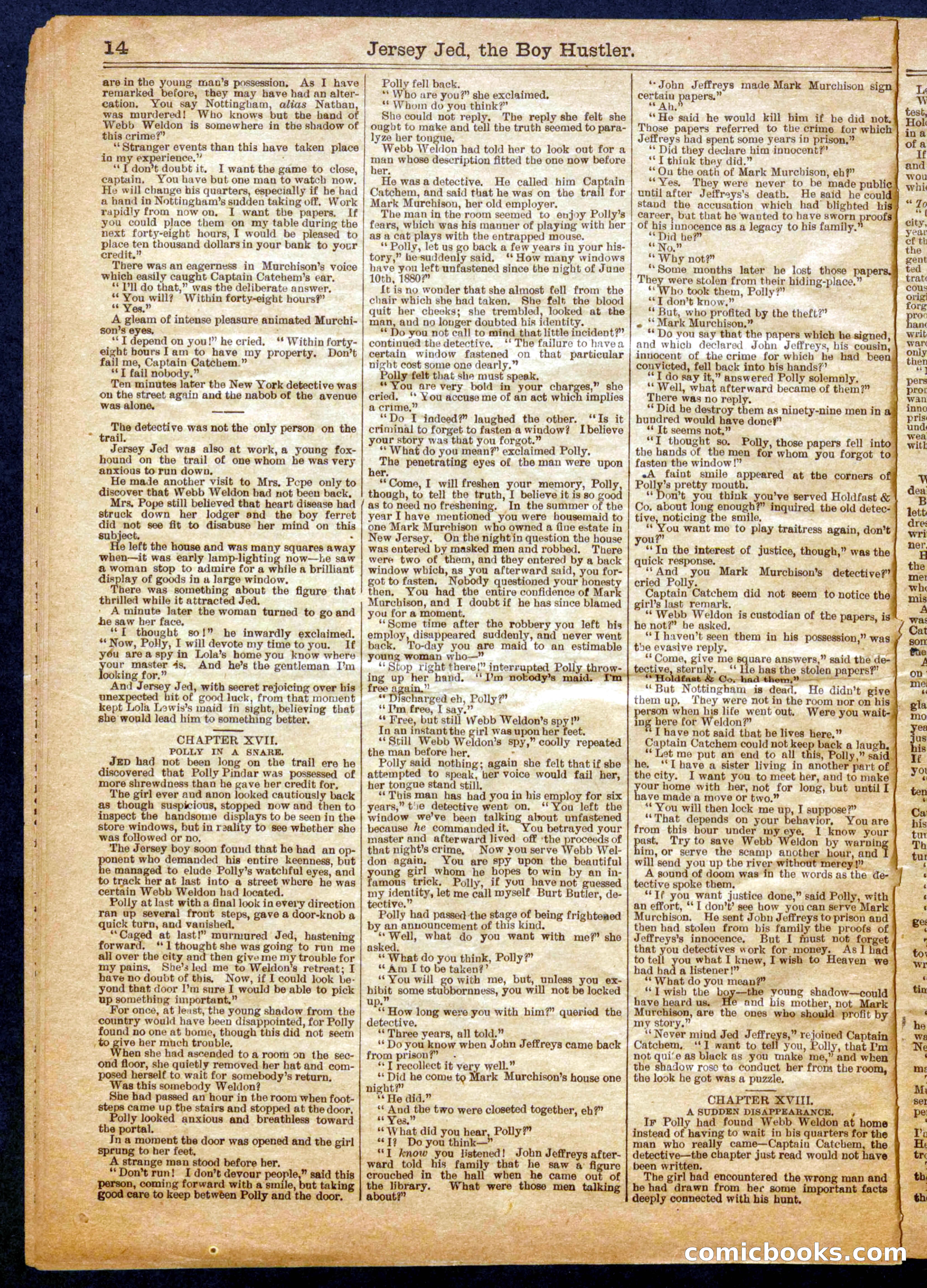 Beadle's Half Dime Library No. 671 — page 14 of 16