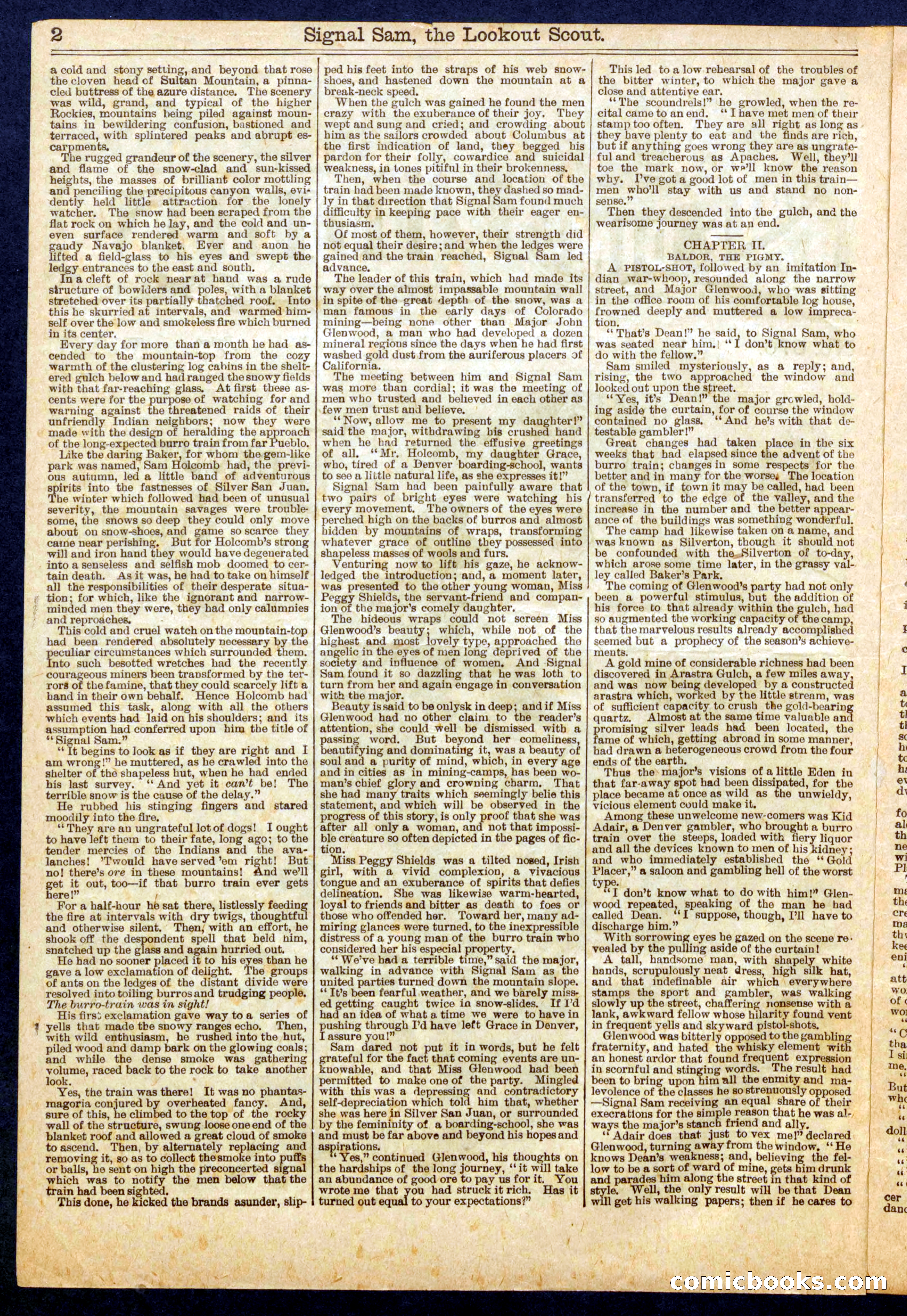 Beadle's Half Dime Library No. 676 — page 2 of 16