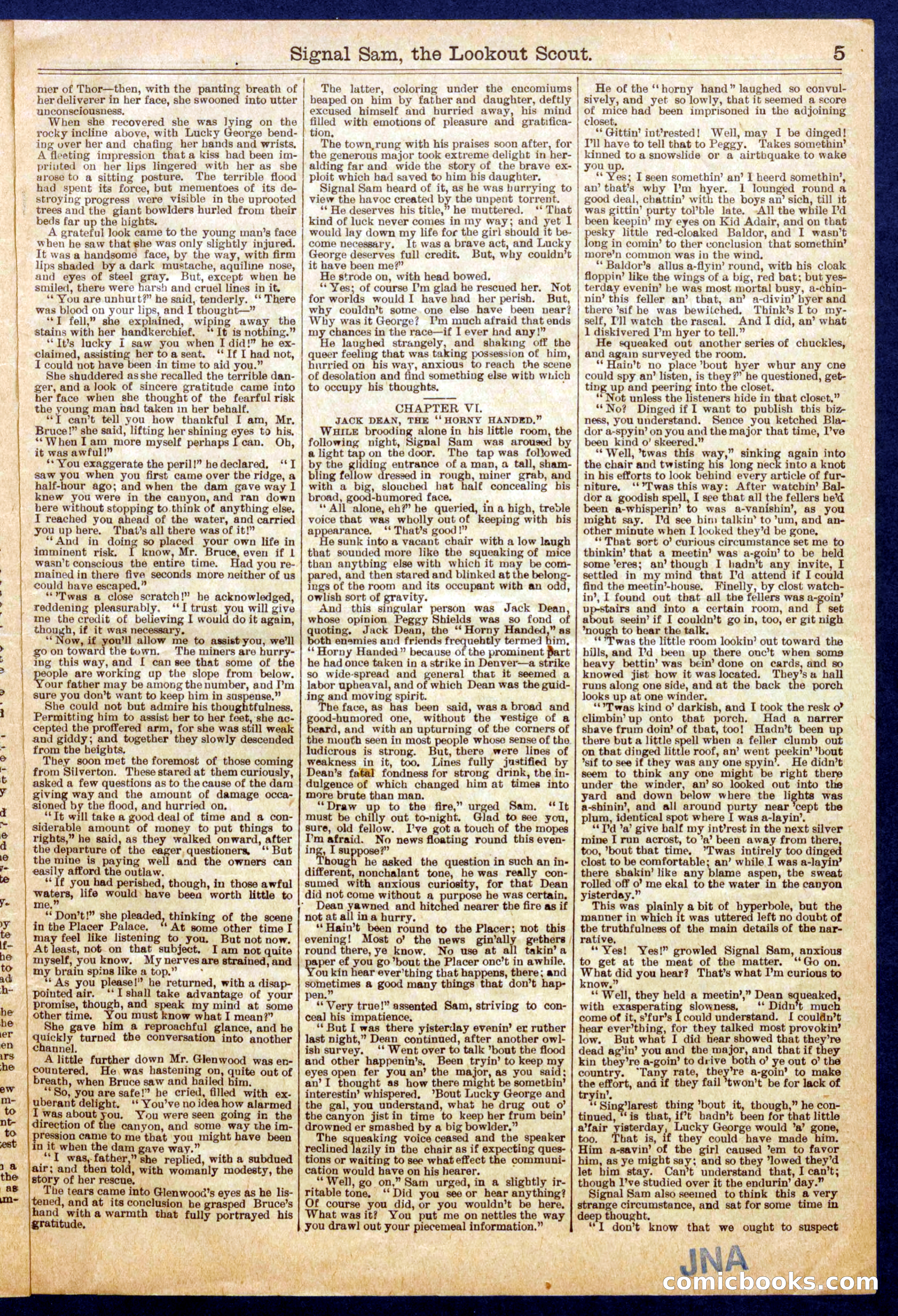 Beadle's Half Dime Library No. 676 — page 5 of 16