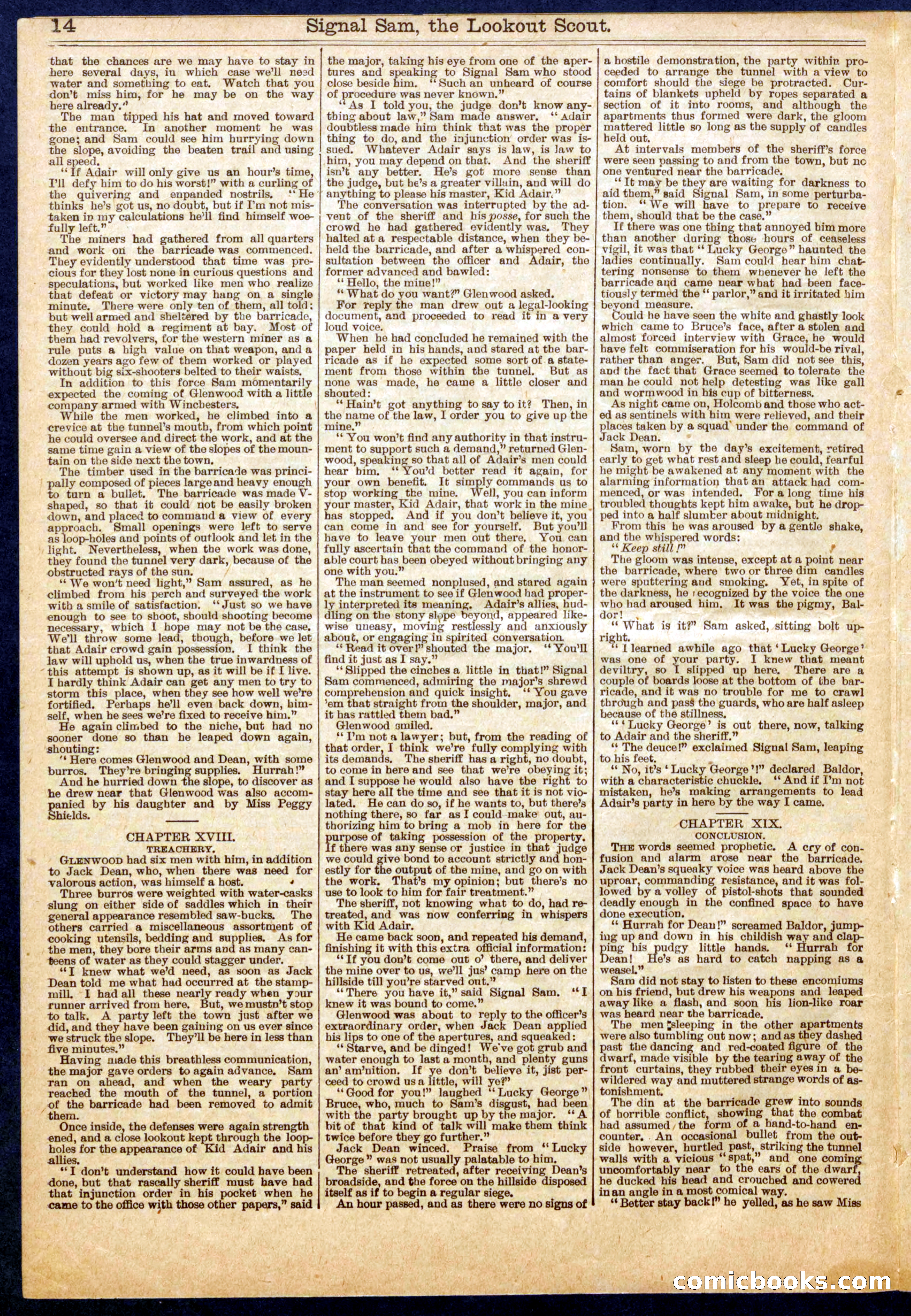 Beadle's Half Dime Library No. 676 — page 14 of 16