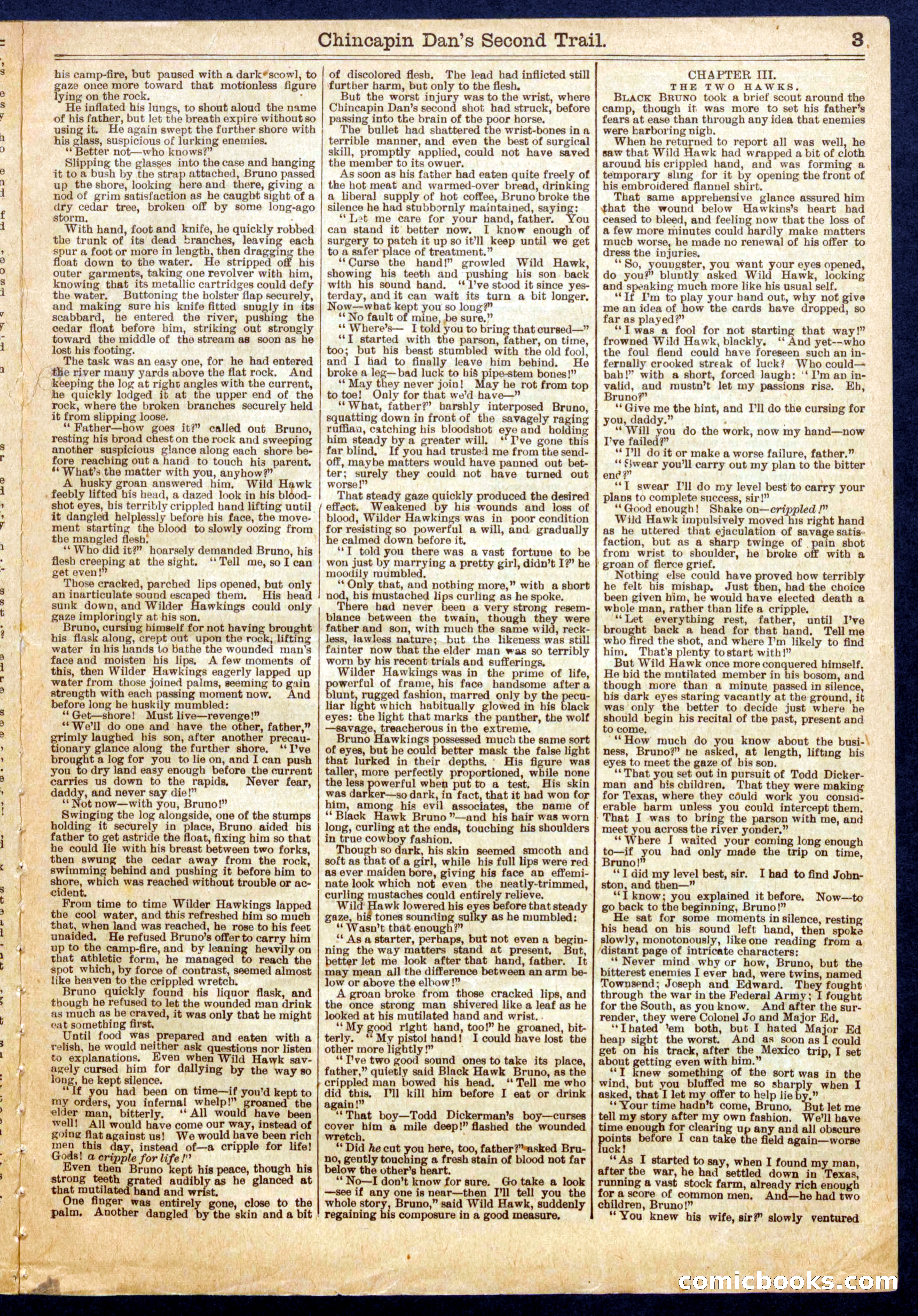 Beadle's Half Dime Library, No. 677 — page 3 of 16