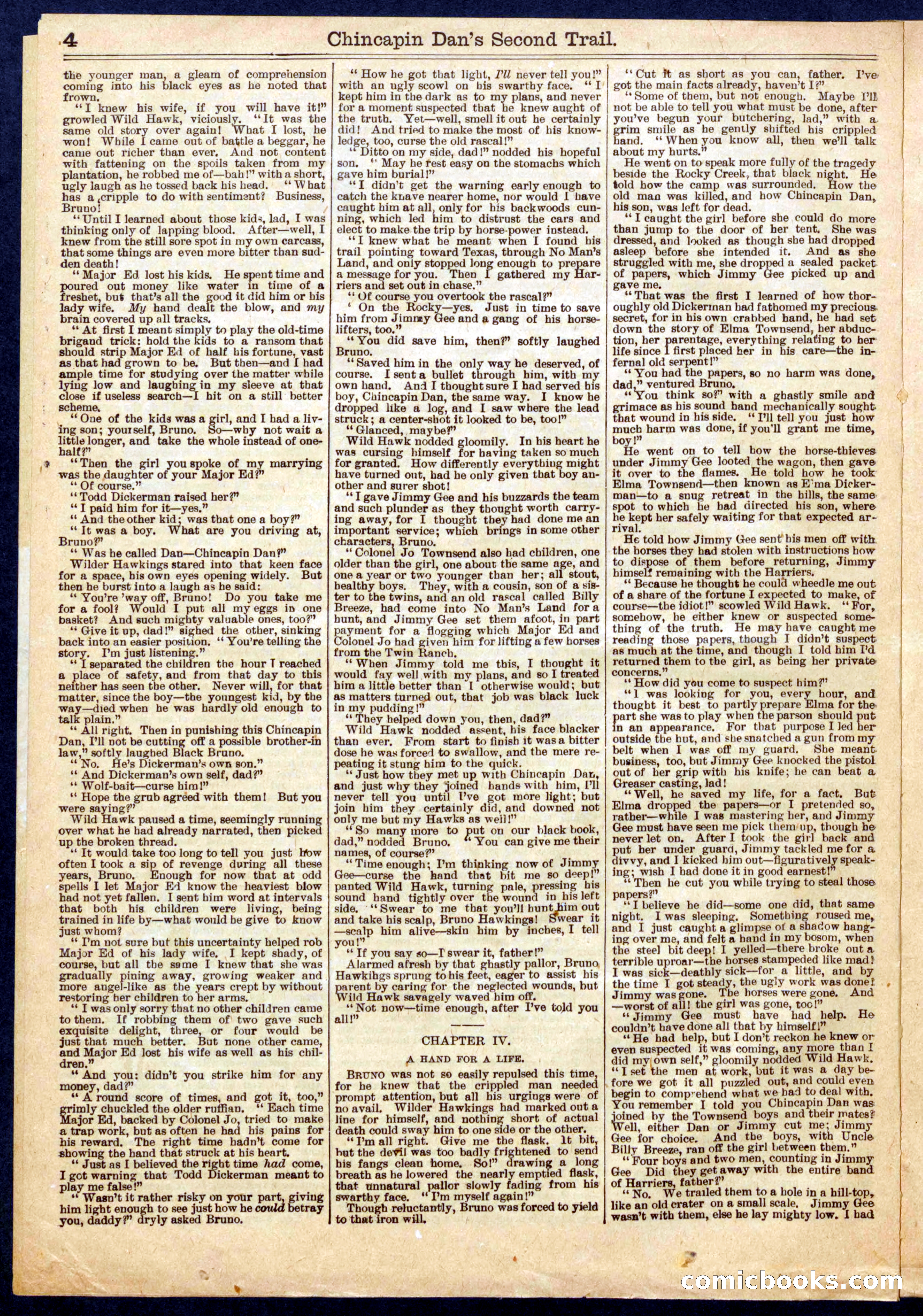 Beadle's Half Dime Library, No. 677 — page 4 of 16